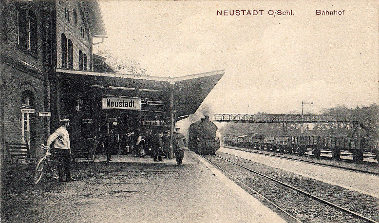 Figure 5. Historical photo of the Prudnik train station. Source: Author unknown, 1913. 