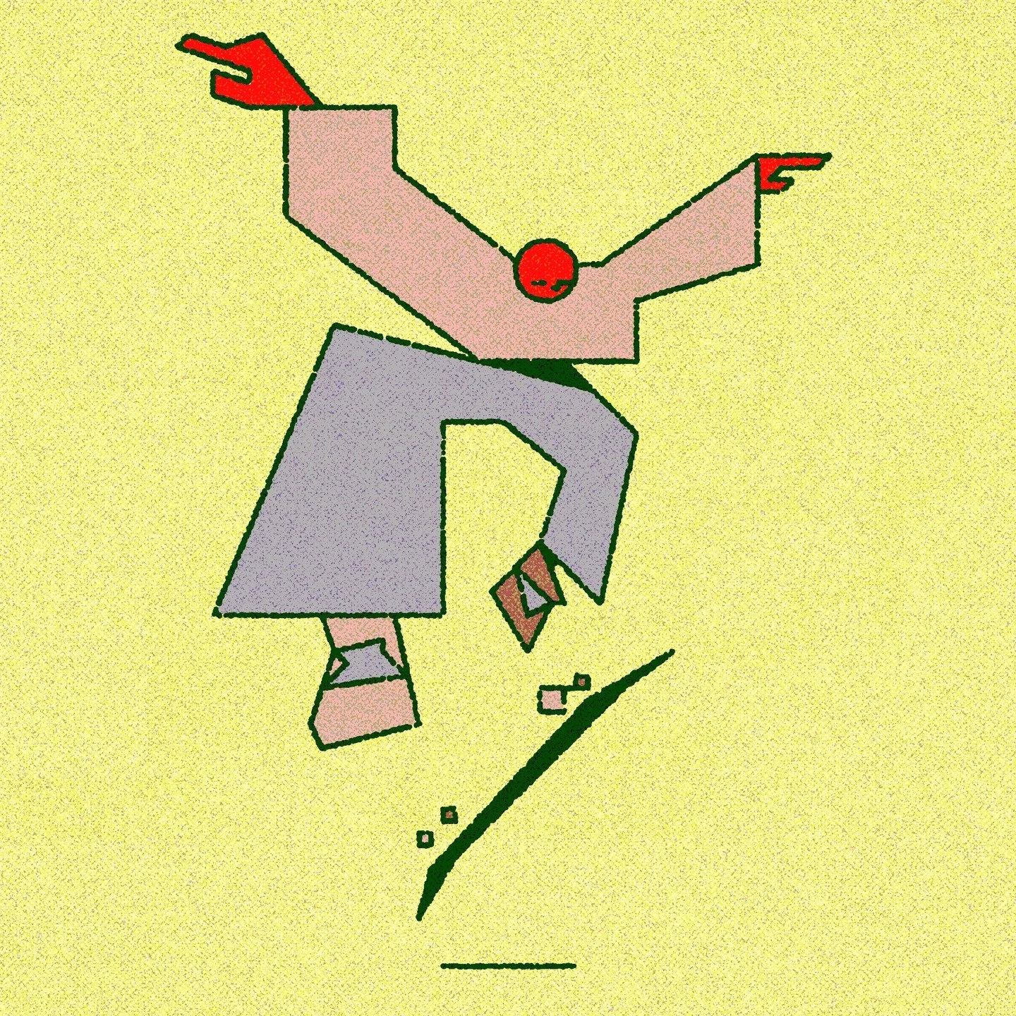 #treflip #illo #skateboarding #drawcula