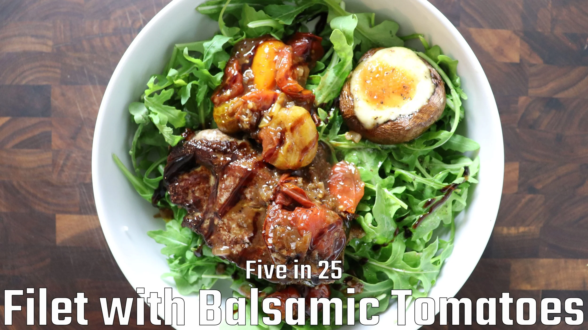 Filet with Balsamic Tomatoes