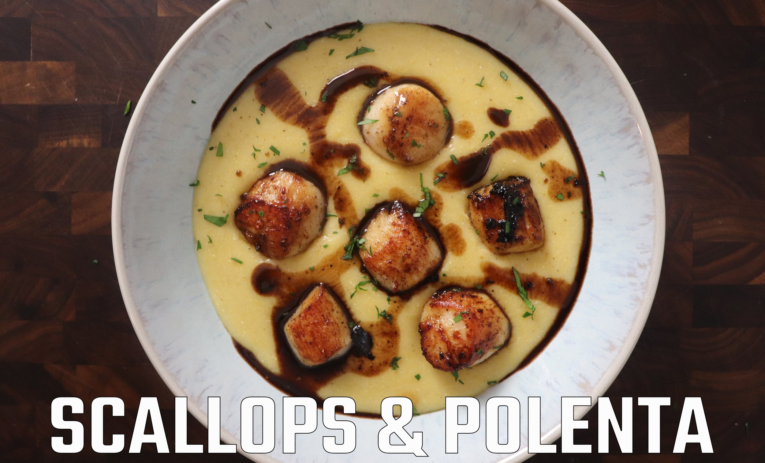 Scallops and Polenta