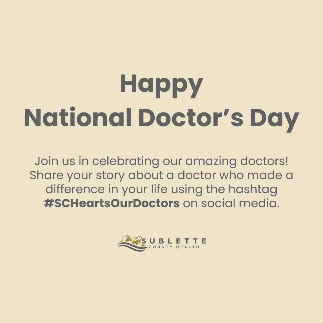 Happy National Doctors' Day!