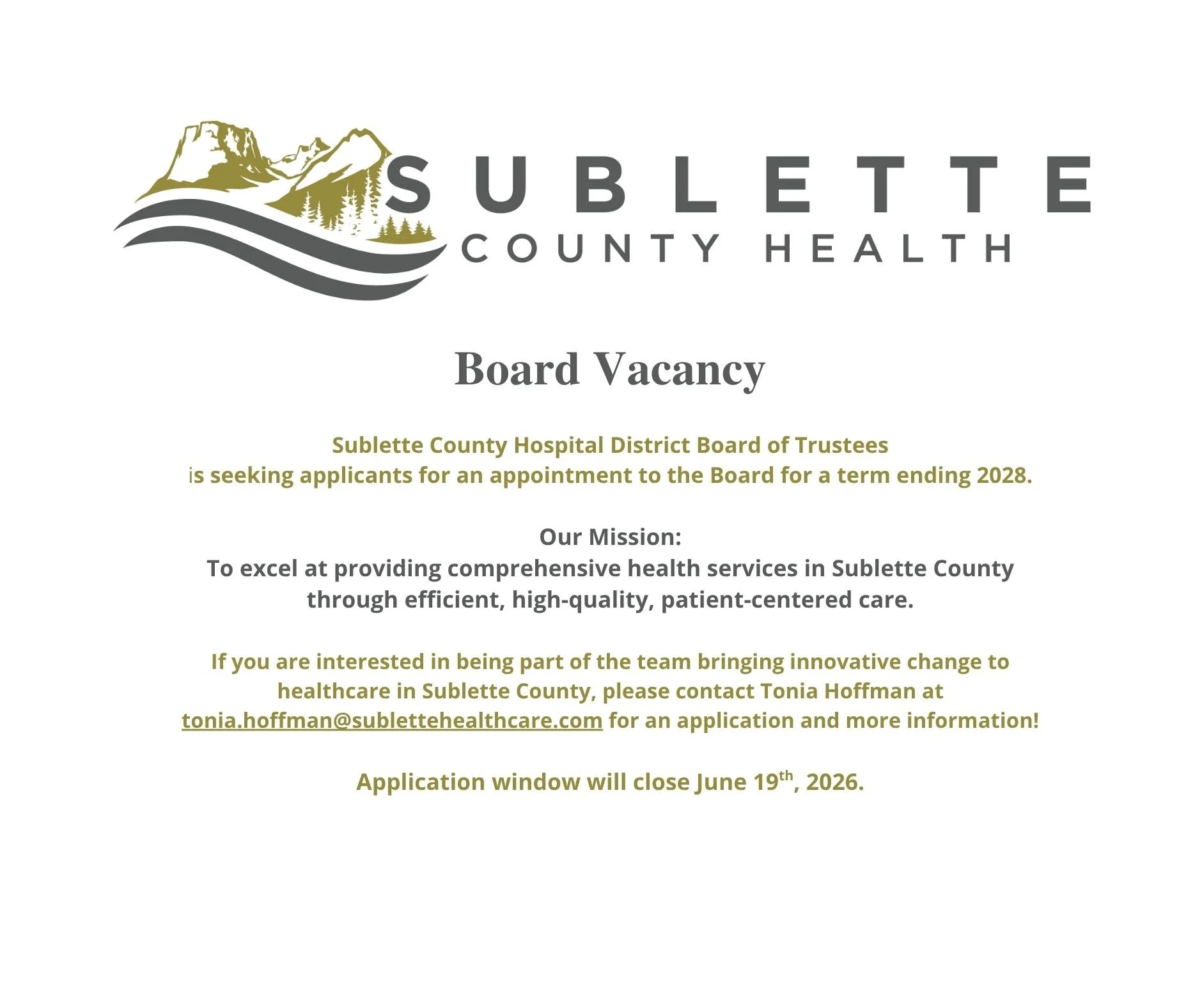 Board Vacancy