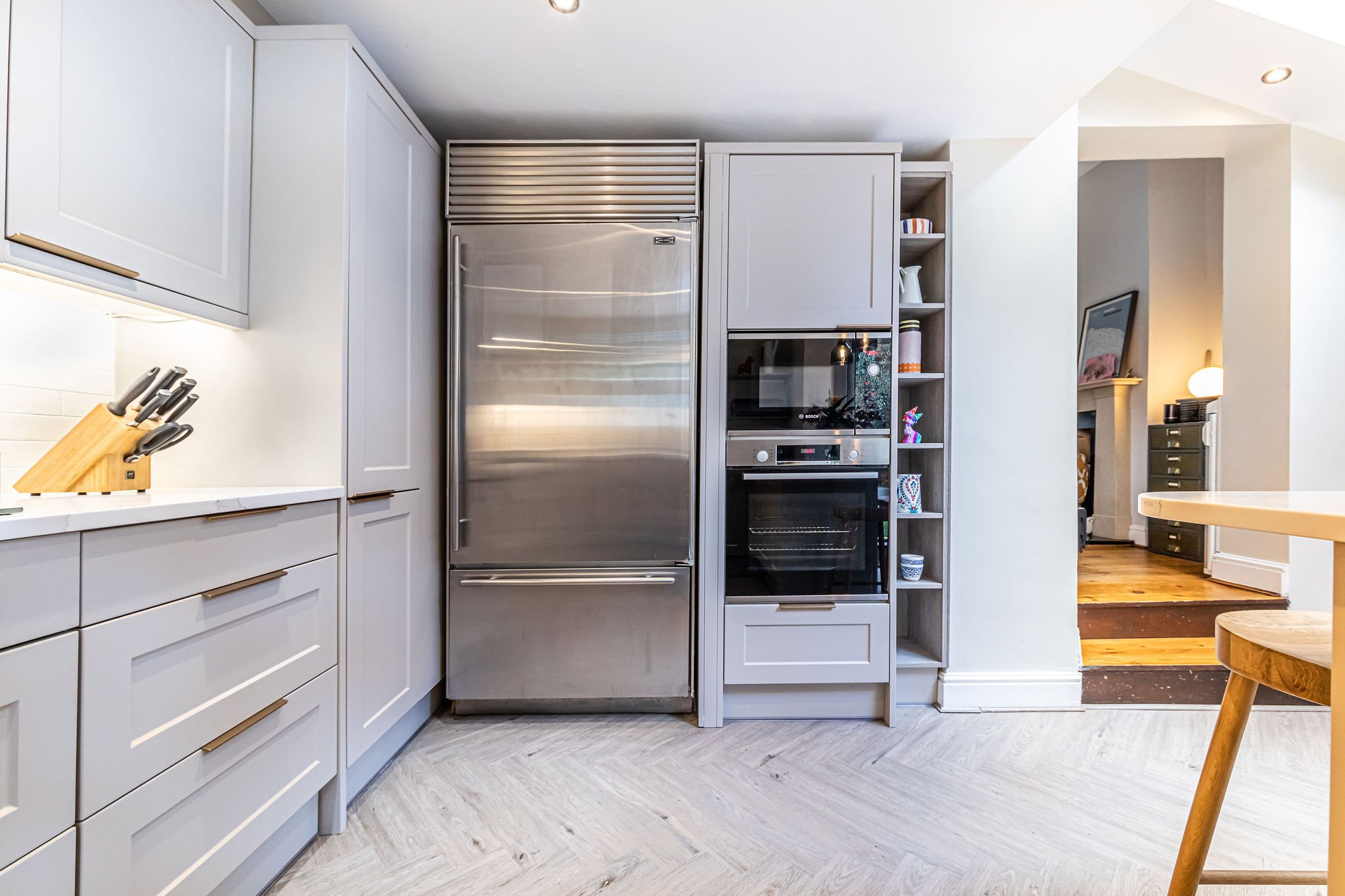 subzero fridge London kitchen interior design Orsetto Interiors.jpg