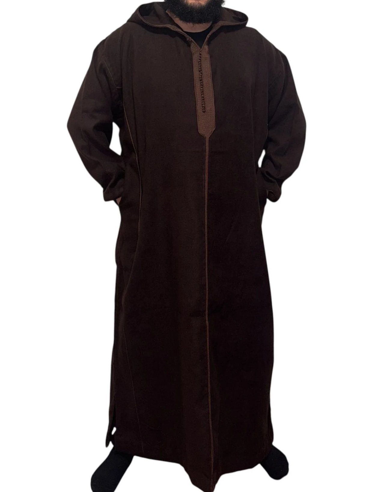 Premium Hooded Thobes - BROWN