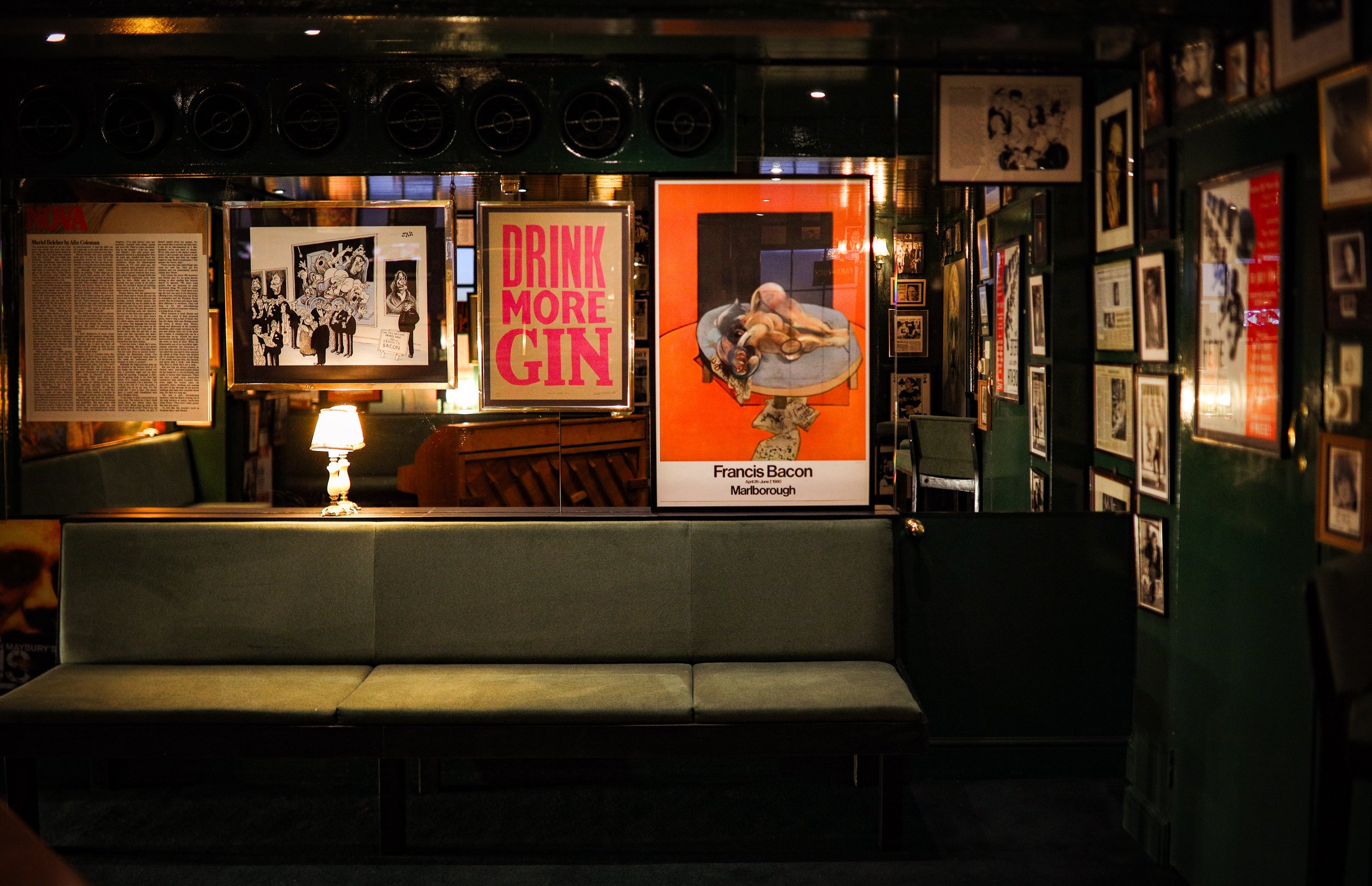 A MONTH AT THE COLONY ROOM GREEN:&nbsp;