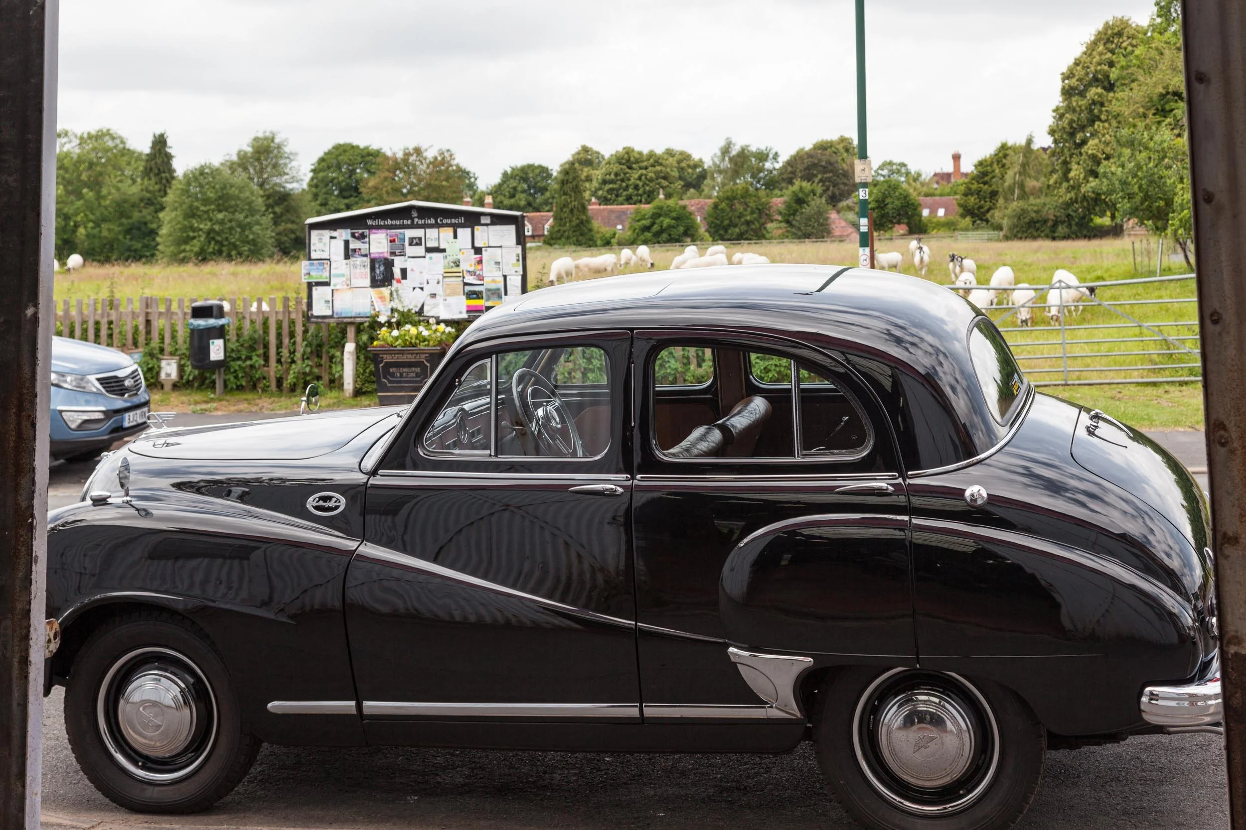 Austin A70 and Village Field