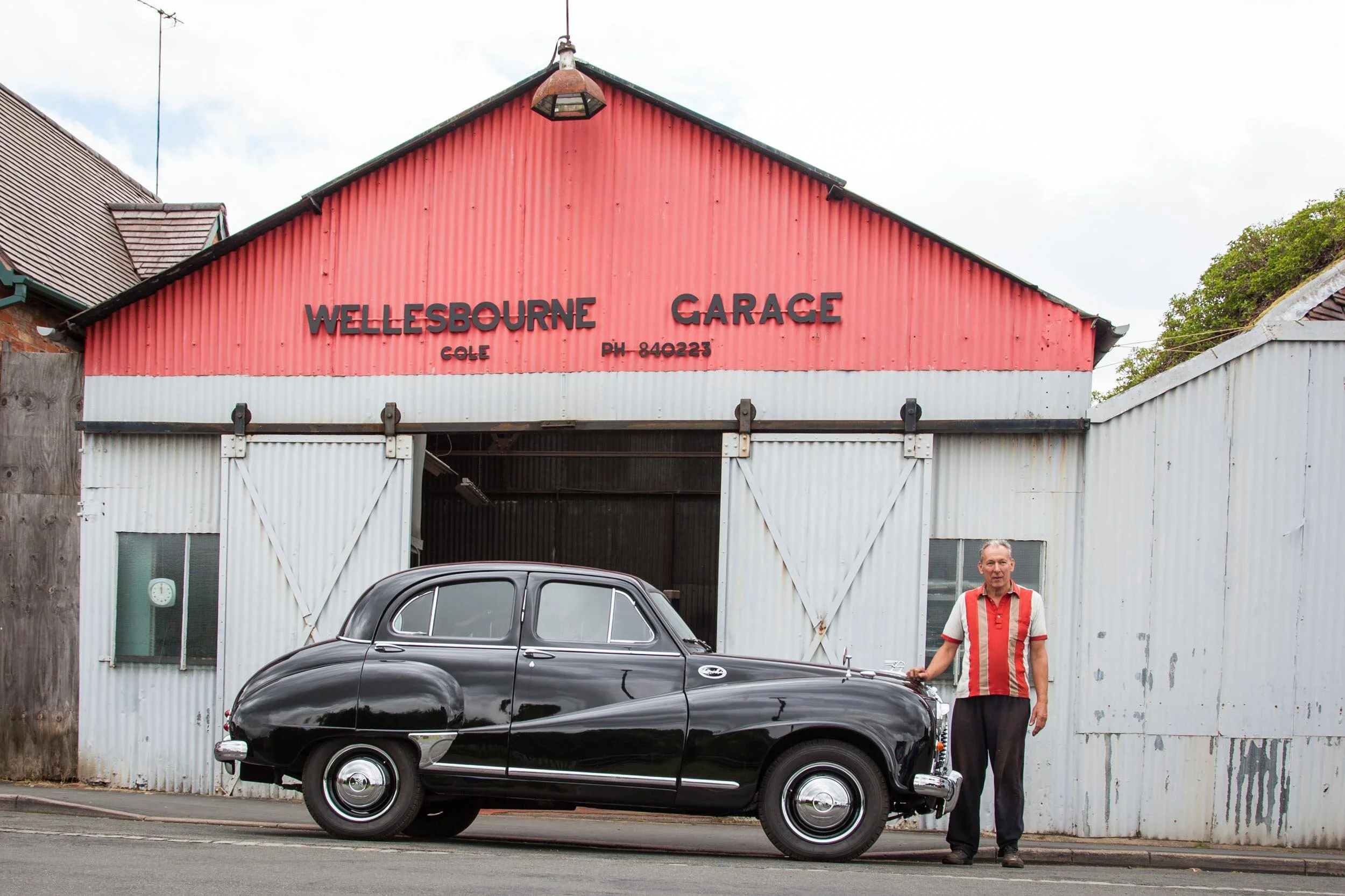 Chris Cole, proprietor, Wellesbourne Garage