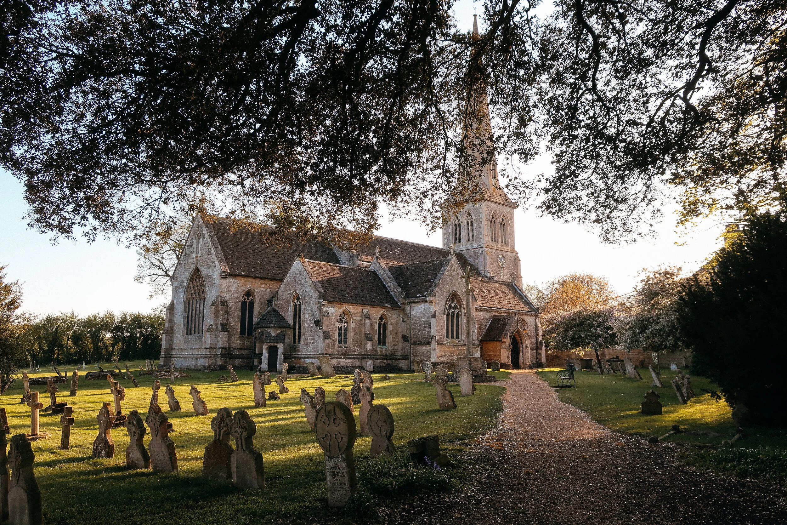Golden Hour at St Mary's Fine Art Print