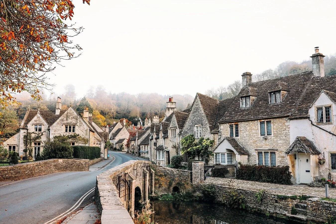 That Autumn Day at Castle Combe