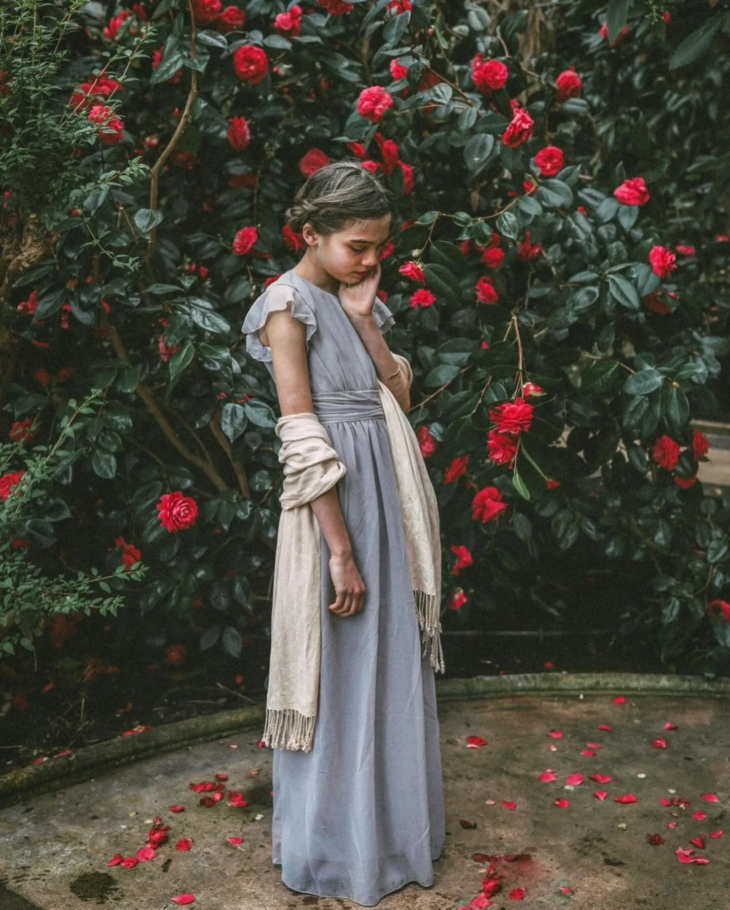 Camellia flowers are symbols of longevity and overcoming all that time has in store for us. The pink blooms represent longing and are given to someone who is missed or absent.
.
.
Camellia blooms are often taken to graves to let others know that thos