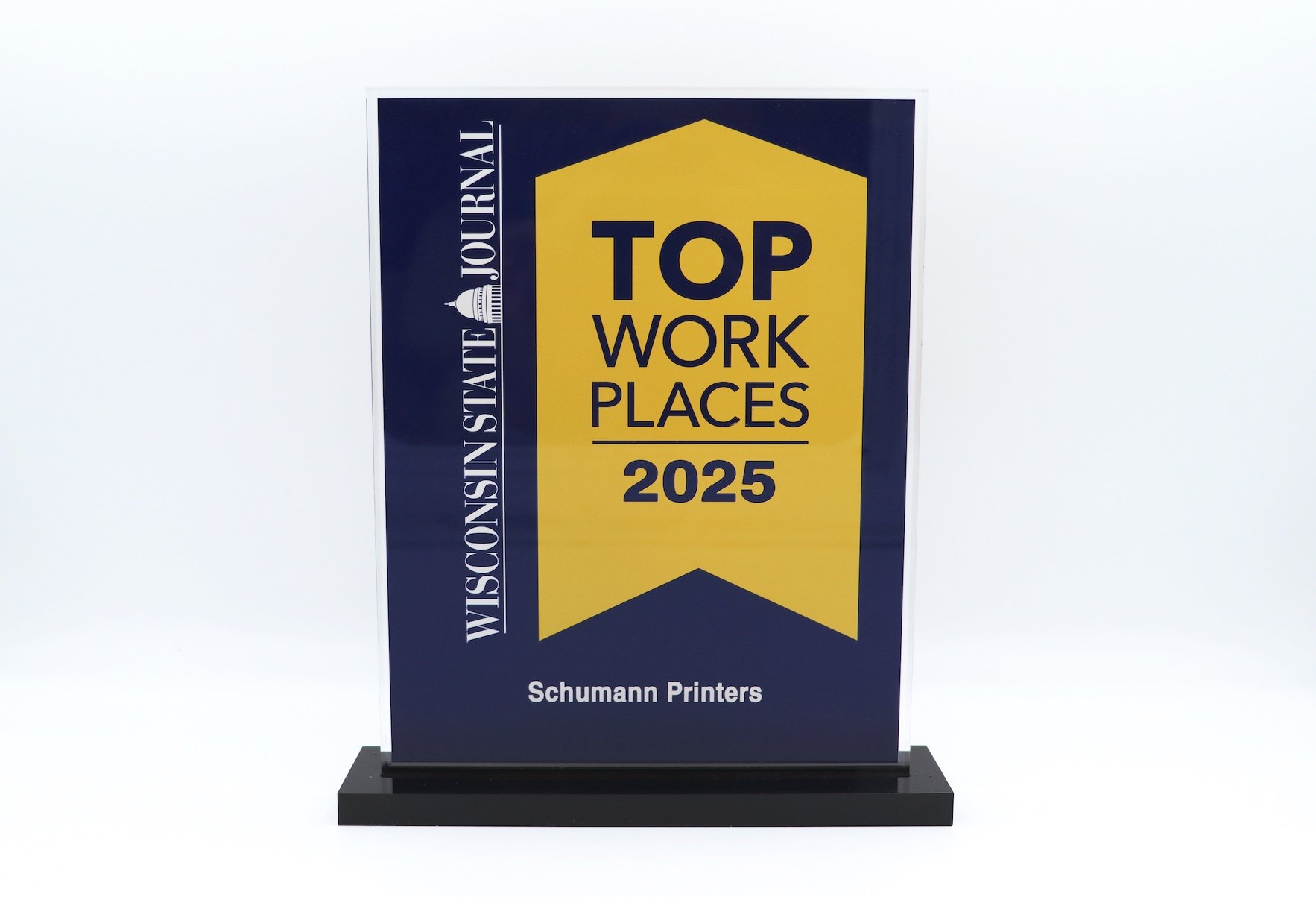 Wisconsin State Journal Names Schumann Printers A Winner Of The Madison, WI Top Workplaces 2025 Award