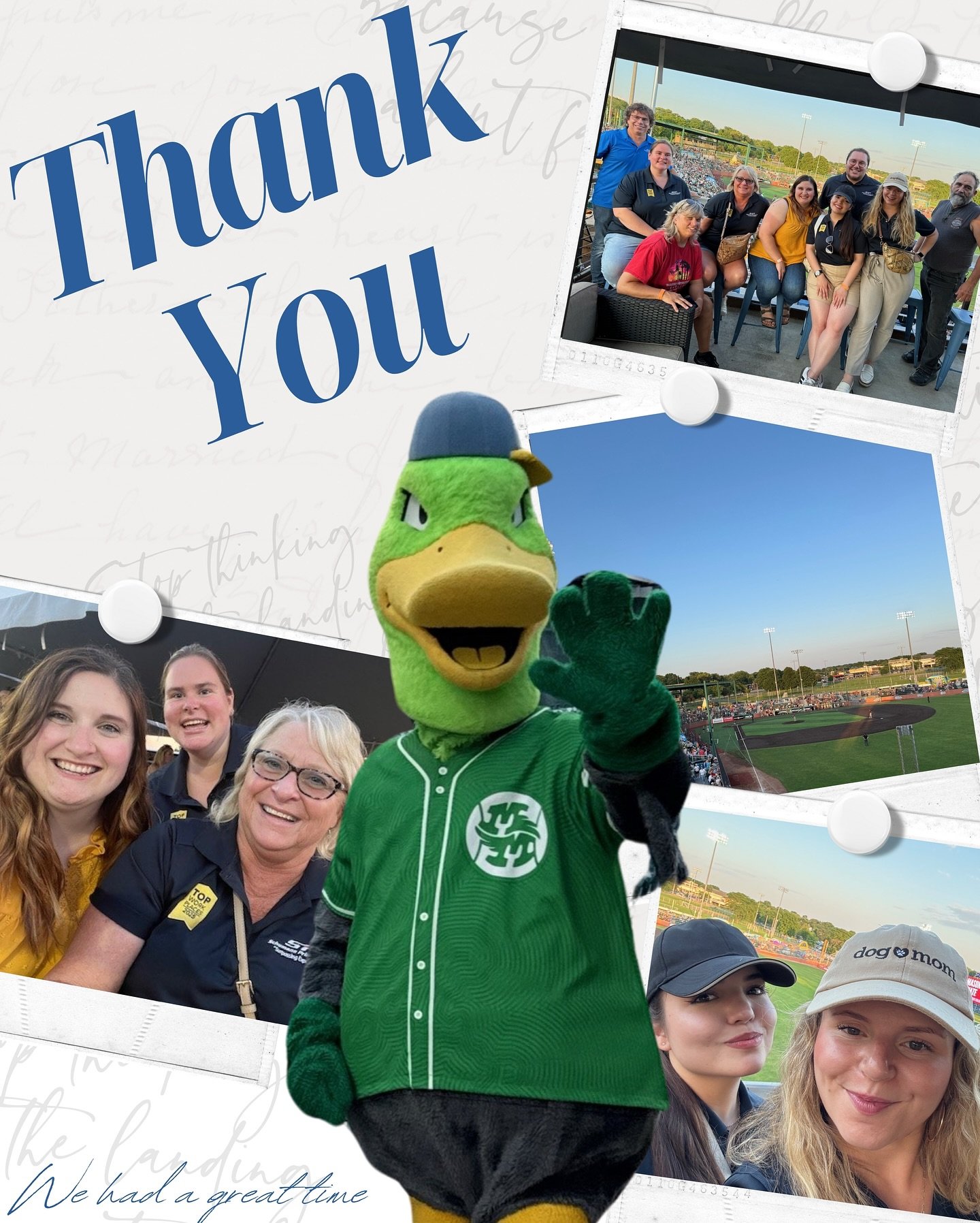 Thank you, @atlantisvalleyfoods , for the amazing night at the ballpark! ⚾ We had such a great time connecting, cheering, and watching the game. Grateful for the invite and the memories! 

#SPITeam #SchumannPrinters #AVF #MallardsGame #AtlantisValley