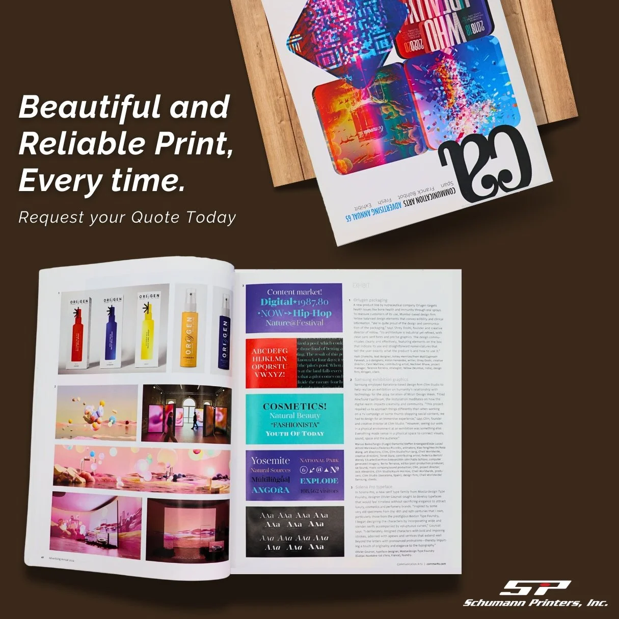 Quality you can trust, results you&rsquo;ll love. ✨
Get your custom quote today and bring your vision to print in this link! https://www.spiweb.com/quote

#SPI #SchumannPrinters #FallRiverWI #Wisconsin #Magazines #Catalogs #Directories #PrintingIndus