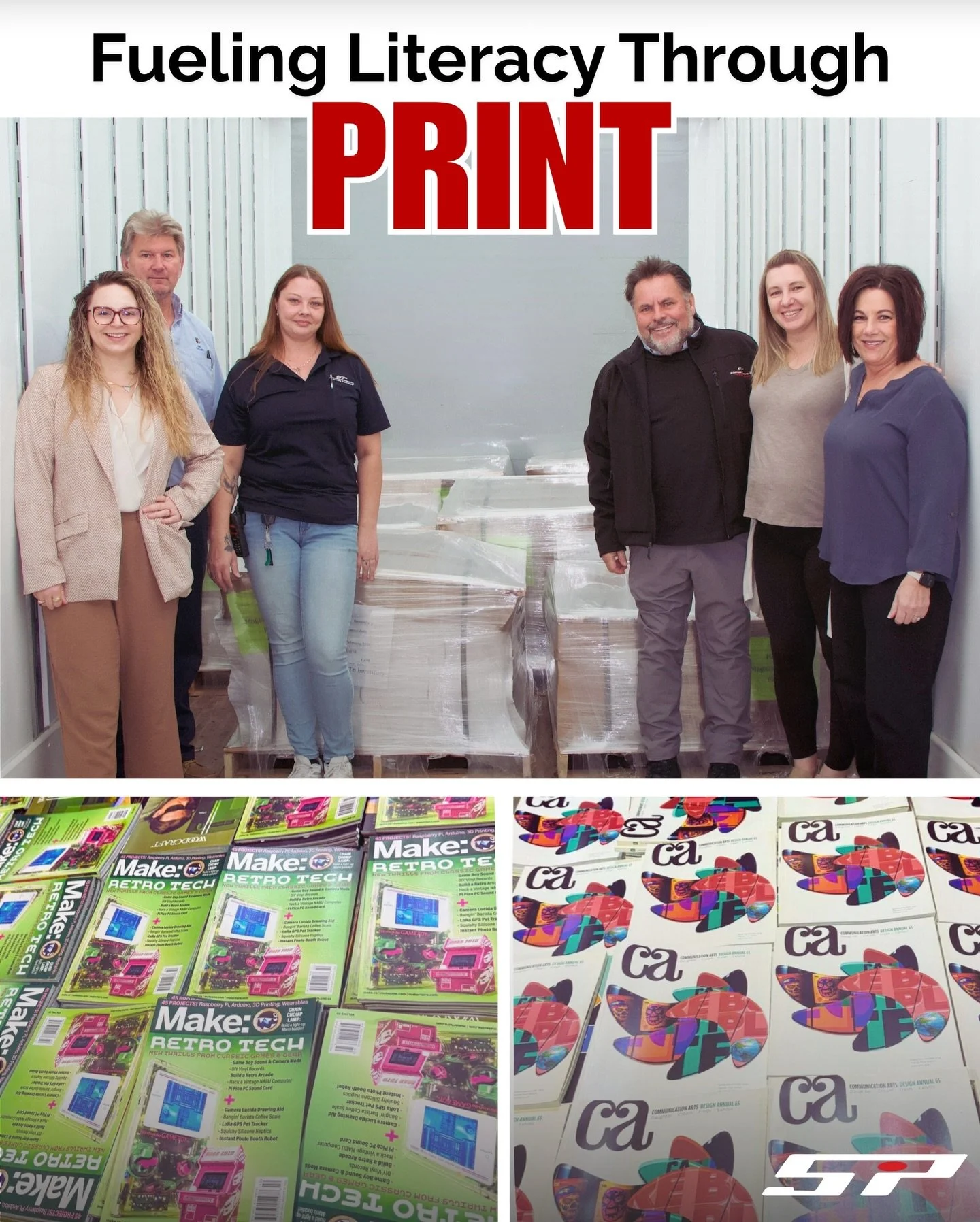 Print travels farthest when we send it with purpose. We&rsquo;re so excited to share that this month, SPI partnered with MagLiteracy.org &mdash; a national organization increasing literacy by getting new and recycled magazines into the hands, homes, 