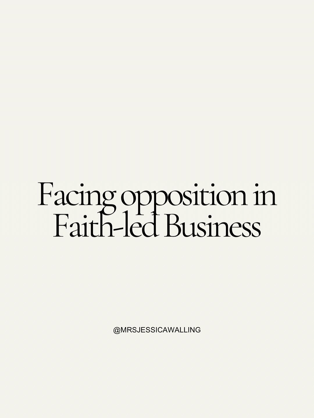 When my clients tell me that they&rsquo;re experiencing opposition and pushback in their business I&rsquo;m like 👏🏼👏🏼👏🏼! Because I know God&rsquo;s hand is on it preparing them 👀.

The worst thing you can do when you&rsquo;re facing these chal