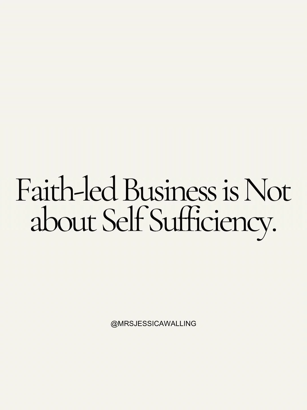 Walking as a Daughter of God in business with Him is deliverance from the ways you&rsquo;re used to walking in business of the world. This means being delivered out of survival mode, being your own source of safety &amp; security, and being the provi