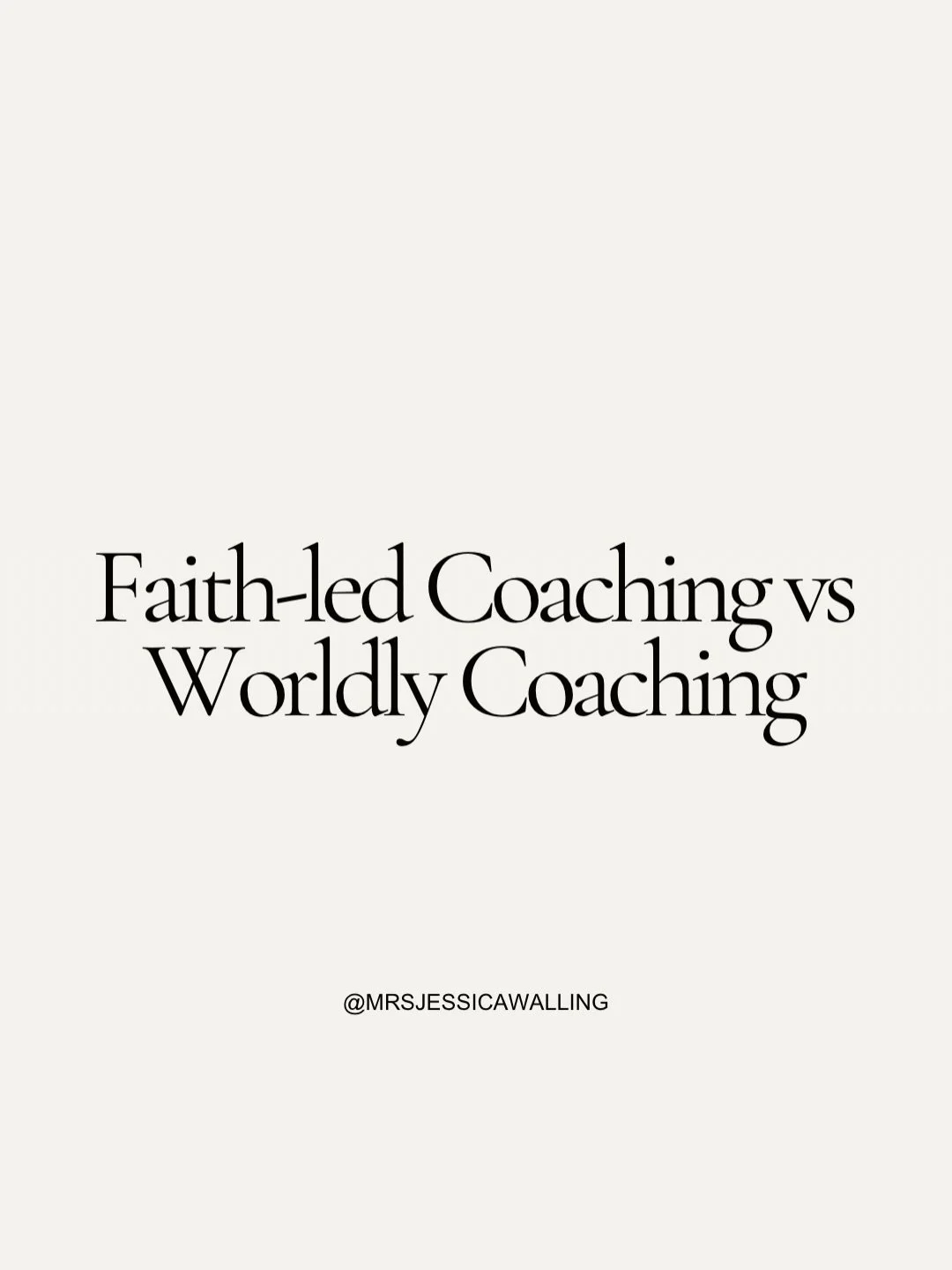 In an industry that builds on sinking sand&hellip;build your business on the rock, that is Christ.

Since I&rsquo;ve exited the worldy/new age coaching space 4 years ago and entered into Faith-led Coaching with the Lord, I have seen Him do such a wor