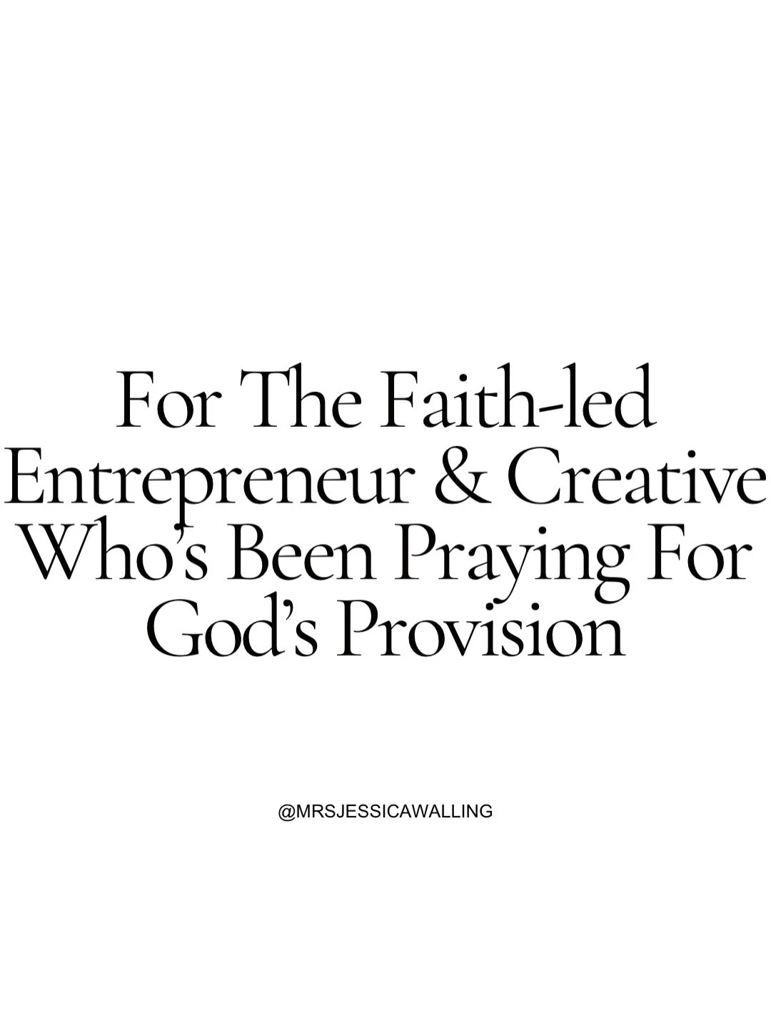 God&rsquo;s provision doesn&rsquo;t just fall from the sky like the manna from heaven lol. It comes in the form of business ideas, opportunties, and creative visions from the Lord. So, what&rsquo;s that business idea you&rsquo;ve been sitting on???🕊