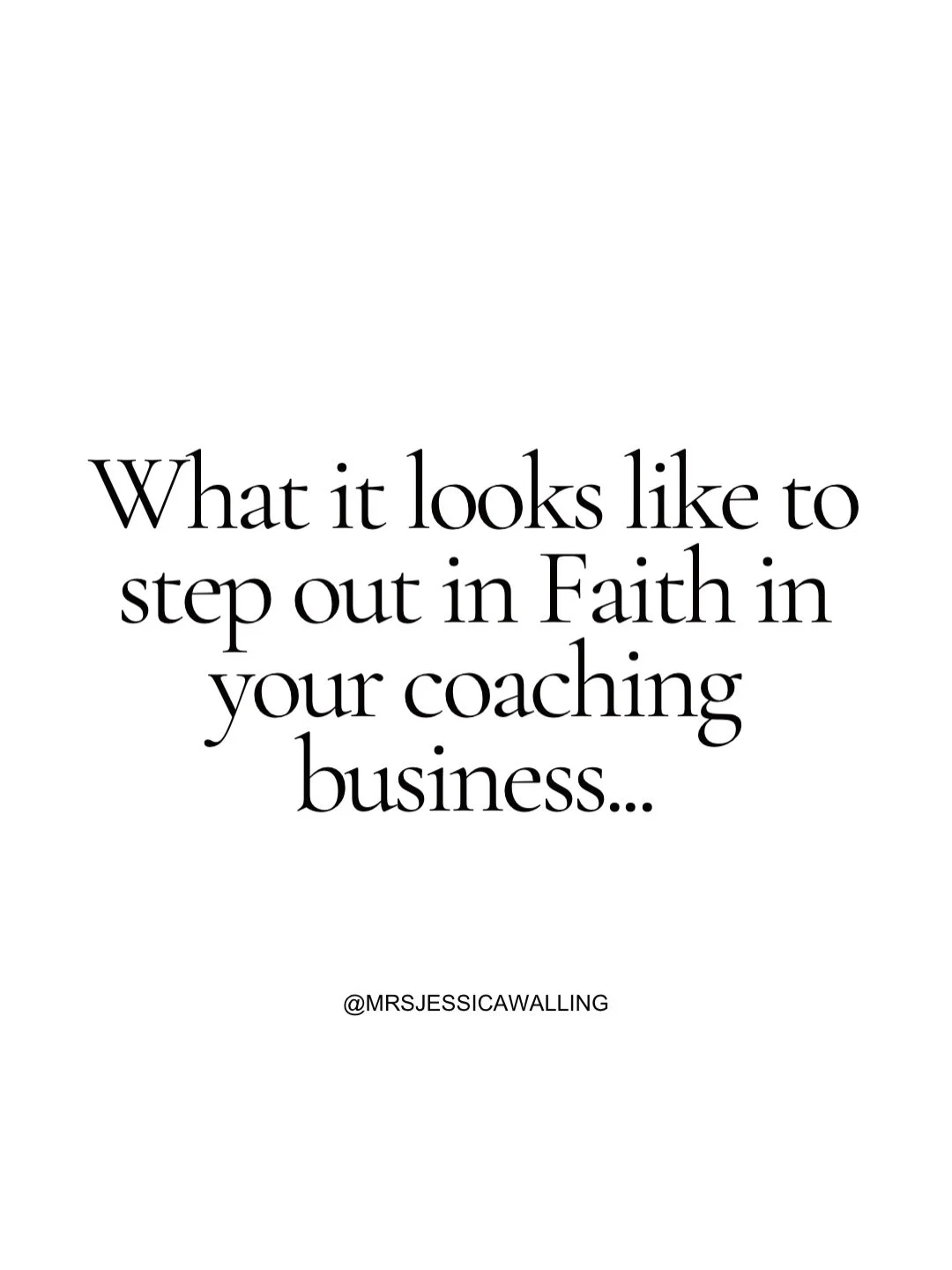 You can&rsquo;t sit on the sidelines forever if you really want to grow a thriving Faith-led Coaching Business. If the Lord has burdened your heart to offer it, then you have trust that He has a perfect purpose, hope, and plan for it! You&rsquo;ll ne