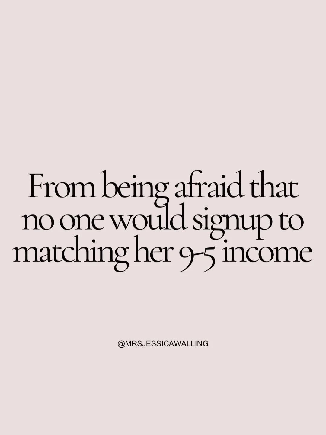 Witnessing her match her 9-5 income just from one launch in her first ever group program was a beautiful reminder for me as well, that on the other side of fear are so many amazing blessings waiting from the Lord. If you never do the thing He is aski