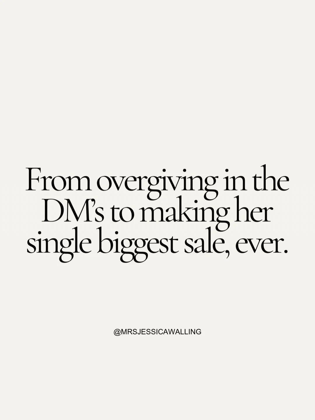 What was even greater than making her single biggest sale was the confidence she gained moving forward in her business with implementing healthy boundaries and selling her offers to the women the Lord was bringing into her space.

Whether you&rsquo;r