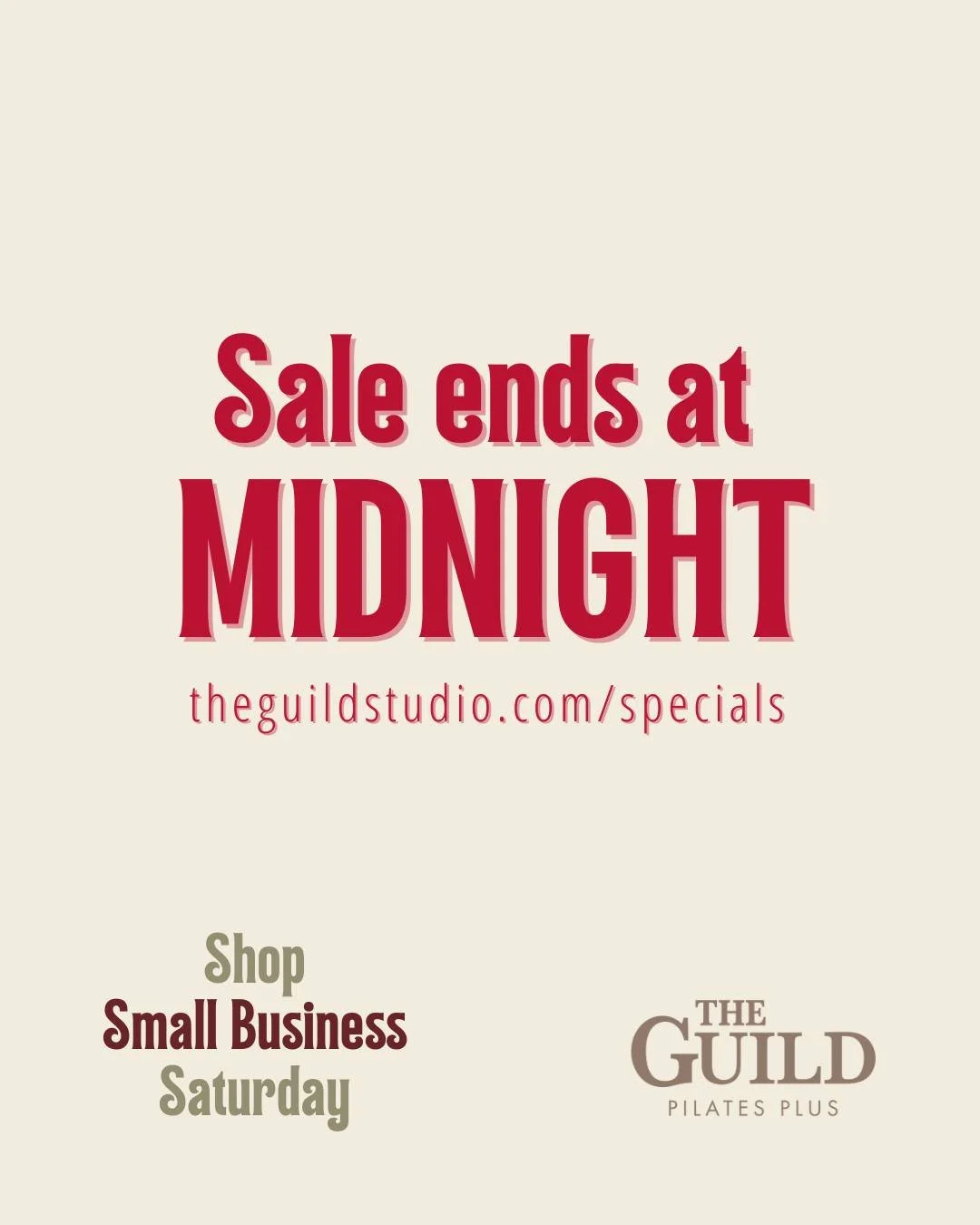 🚨Less than 12 HOURS LEFT🚨 Commit to your own wellness journey or give the gift of movement for the holidays.

It's easy! Head over to www.theguildstudio.com/specials
OR click the link in our bio and click the 'Specials' tab!

#12HoursLeft #holidays