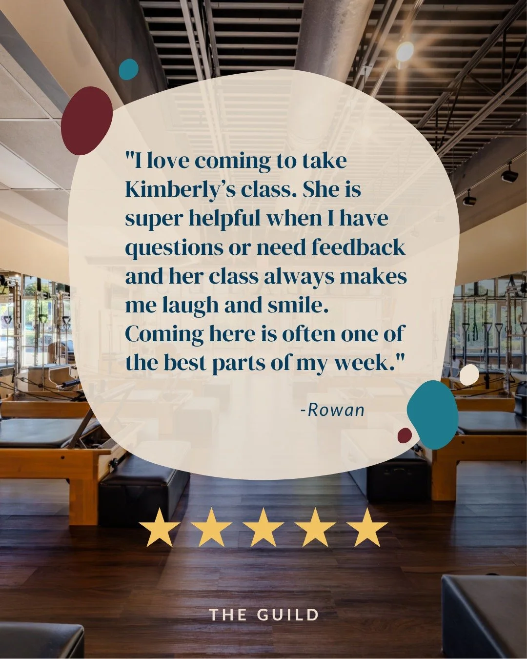 "I love coming to take Kimberly&rsquo;s class. She is super helpful when I have questions or need feedback and her class always makes me laugh and smile. Coming here is often one of the best parts of my week." -Rowan 💚 The secret ingredien