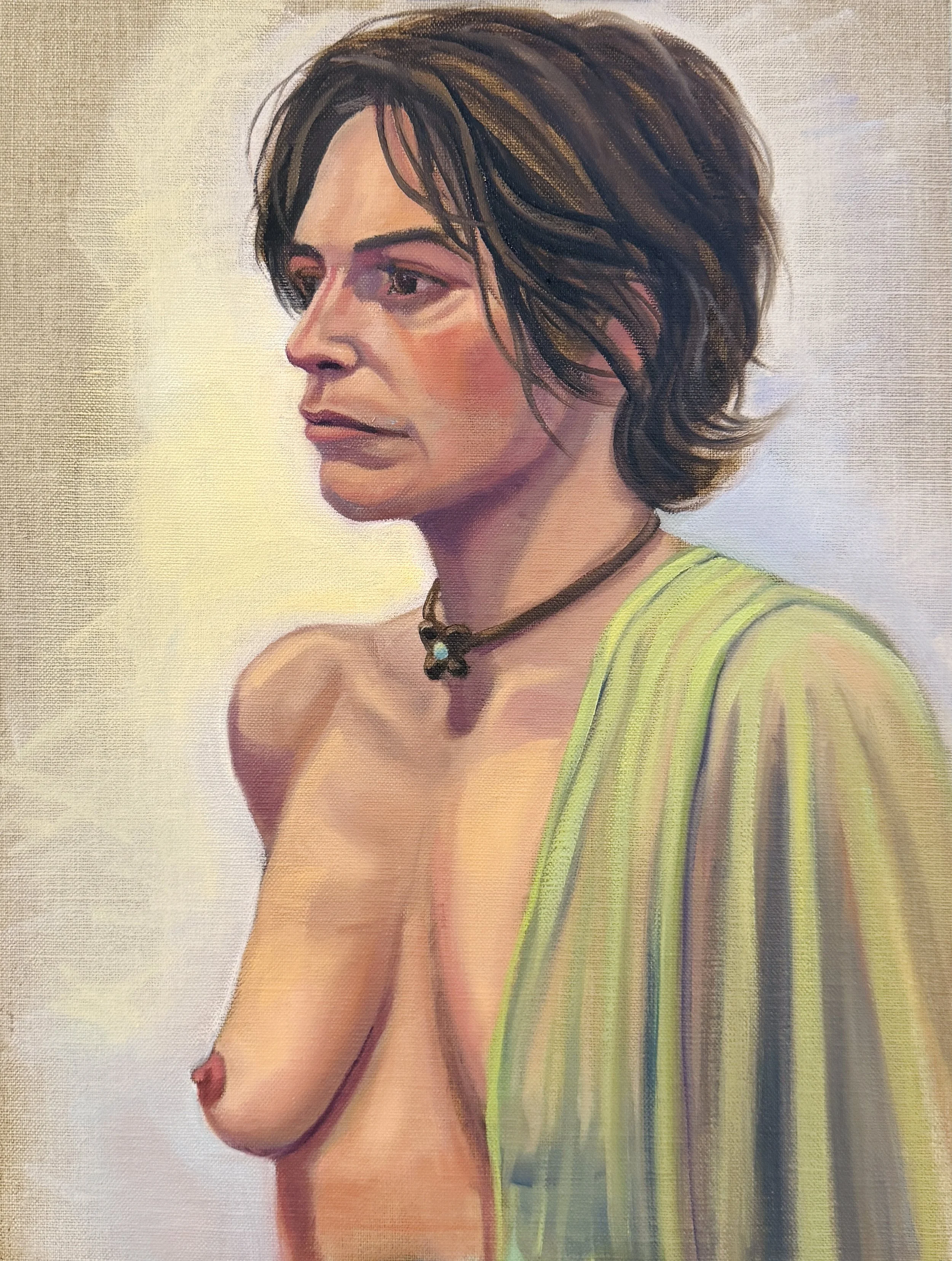 Portrait of Martina (5hrs), Venice, Italy, 2026, Oil on Linen