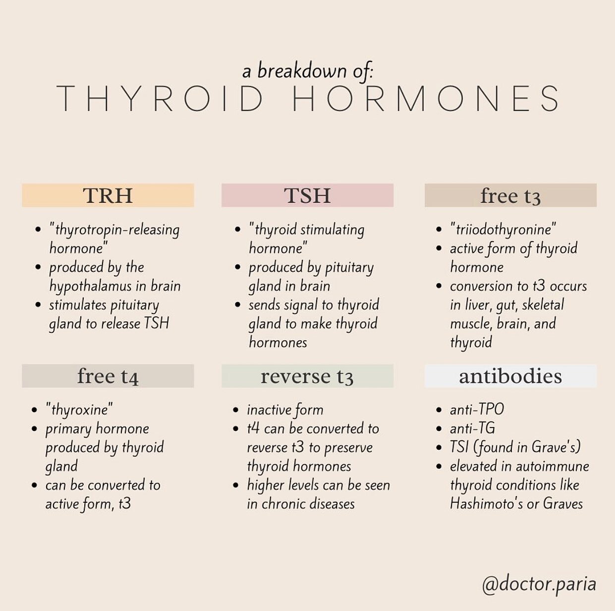 The thyroid is like the master thermostat for the body&rsquo;s metabolic function.&thinsp;&thinsp;&thinsp;
&thinsp;&thinsp;&thinsp;
The thyroid gland is located in the neck and is part of the endocrine system. The hypothalamus sends a signal to the p