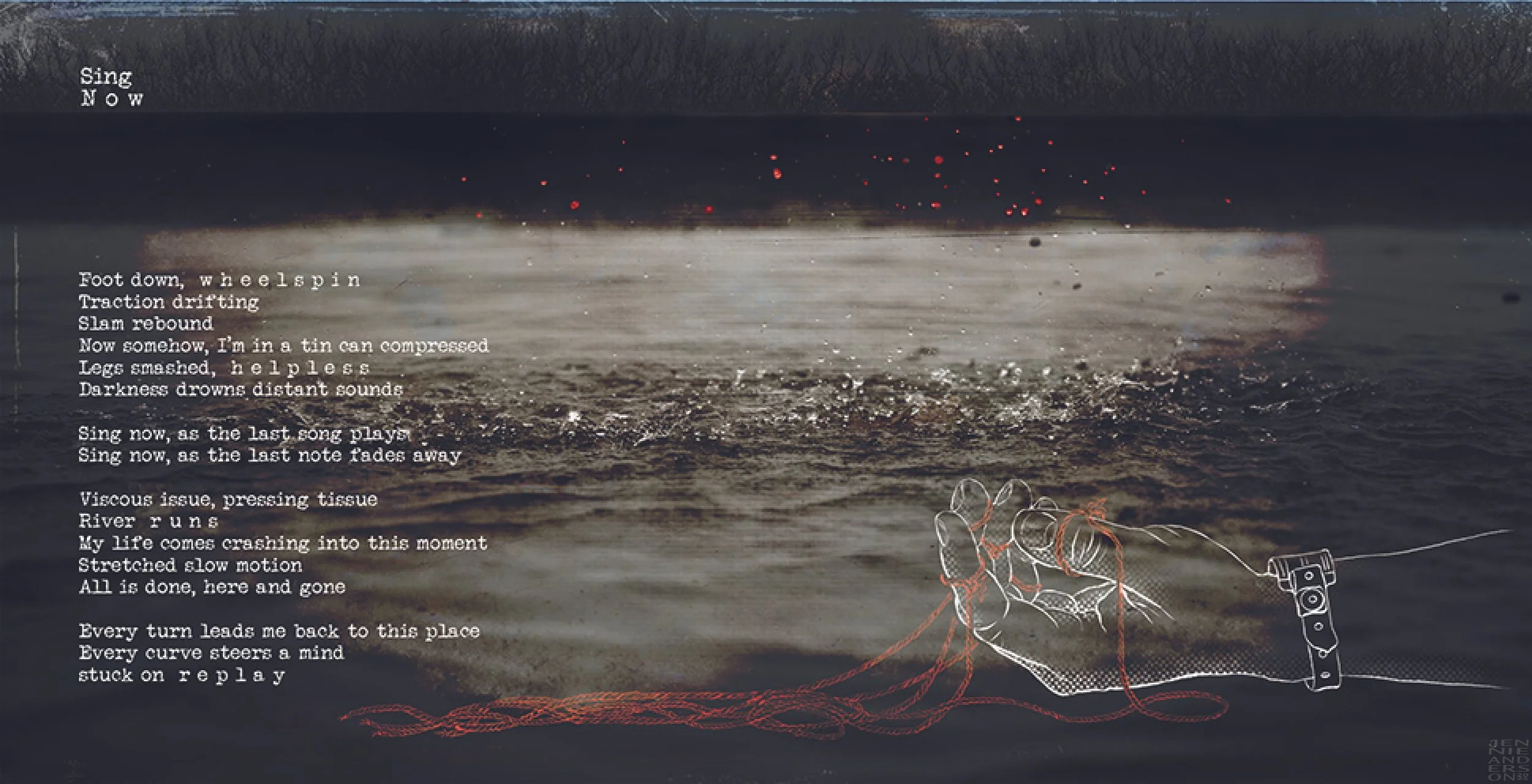 Inner booklet artwork & layout design for 'Clockwork Tulpa', the second album by UK Prog-Rock band CIRCU5.  
Design © Jennie Anderson 2025.