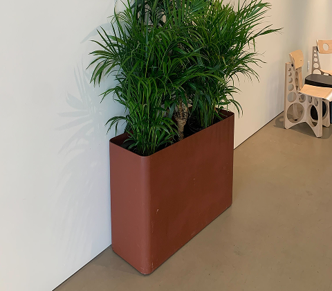 Planters with greenery (4)   
39”w x 14”D x 26”H