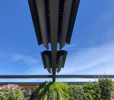 Roof Deck Heaters (6)  
 fixed location