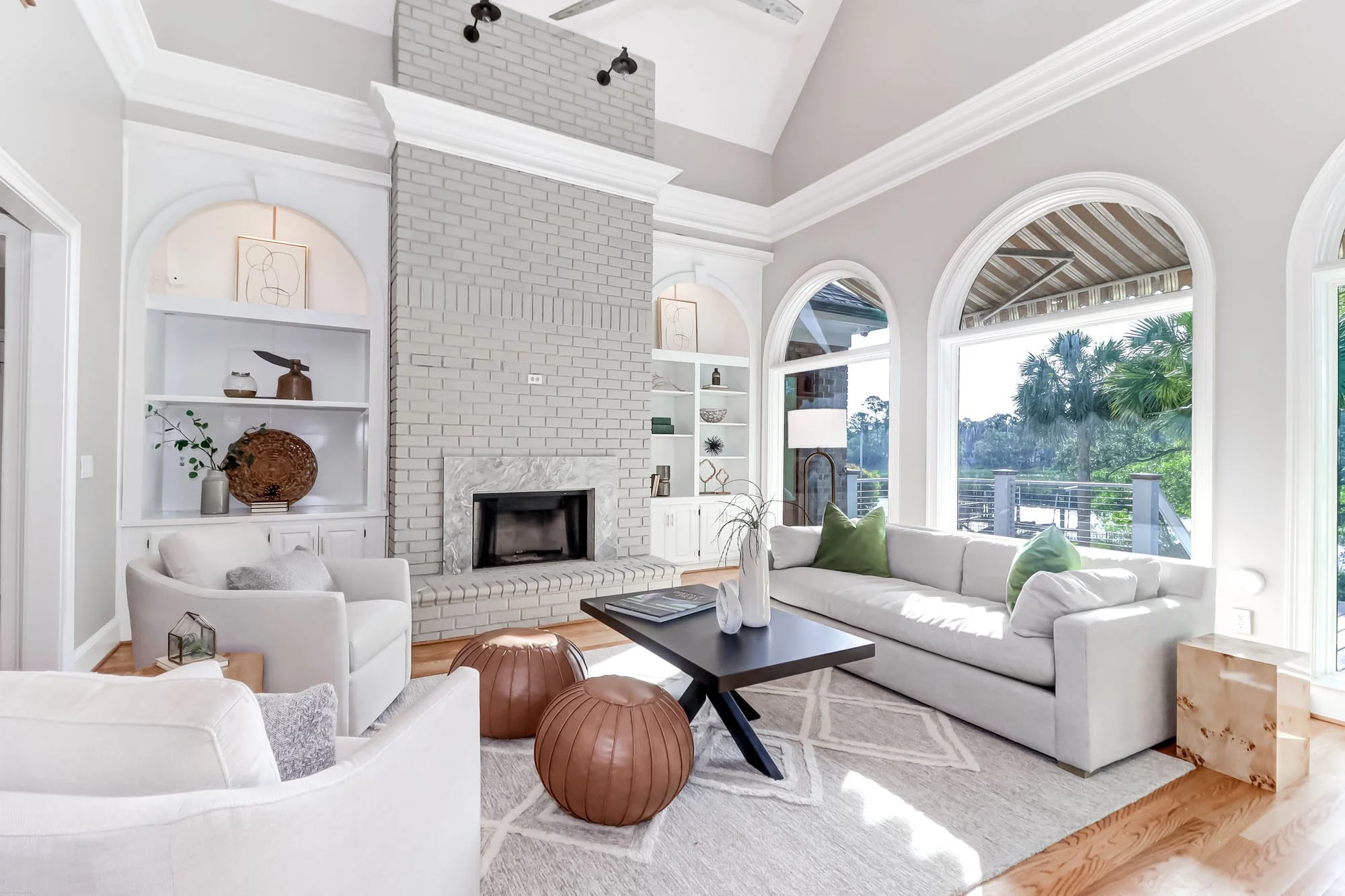 gorgeous open floor plan living room - home staging tips charleston, SC