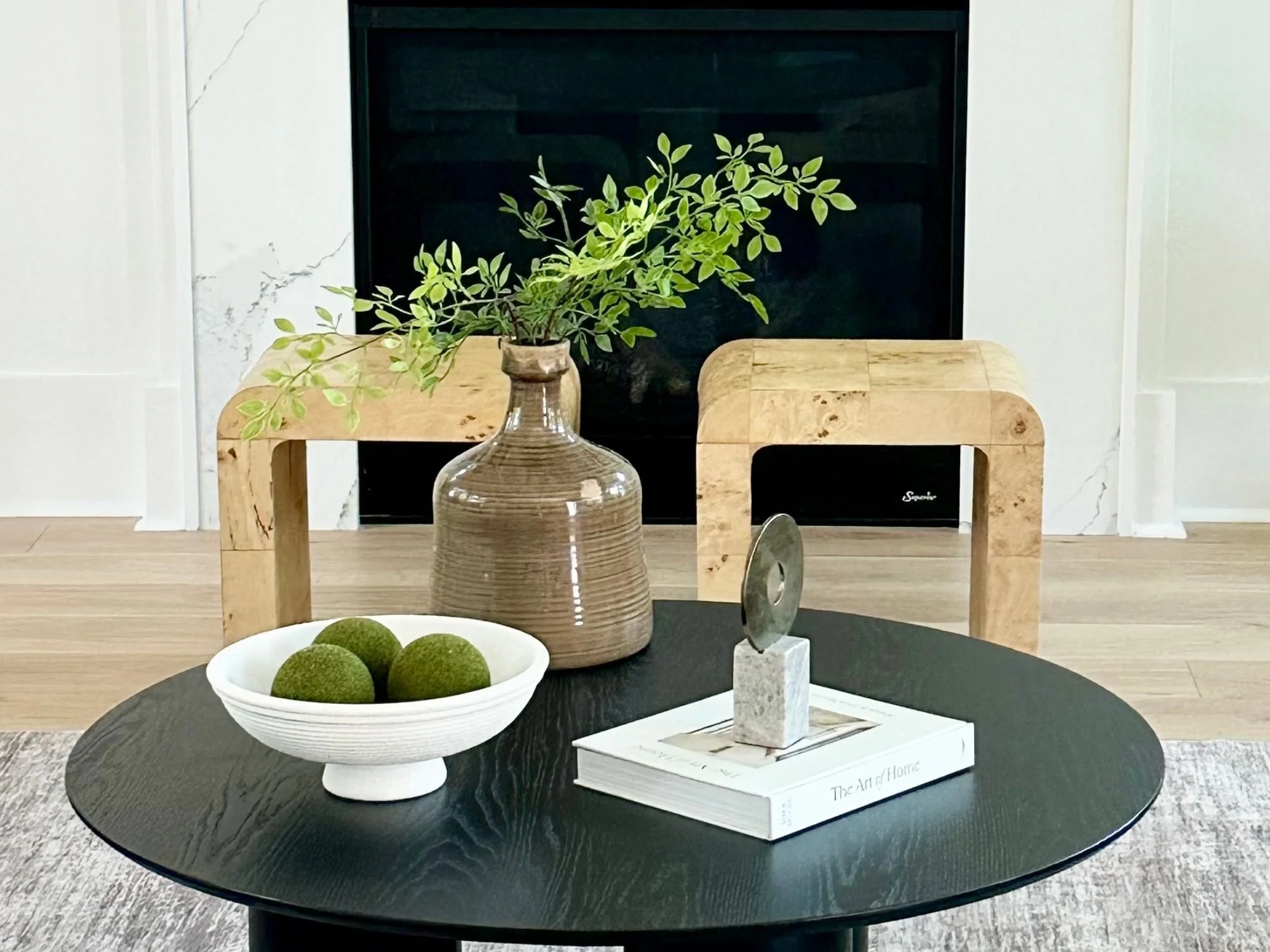 coffee table and side tables - benefits of home staging