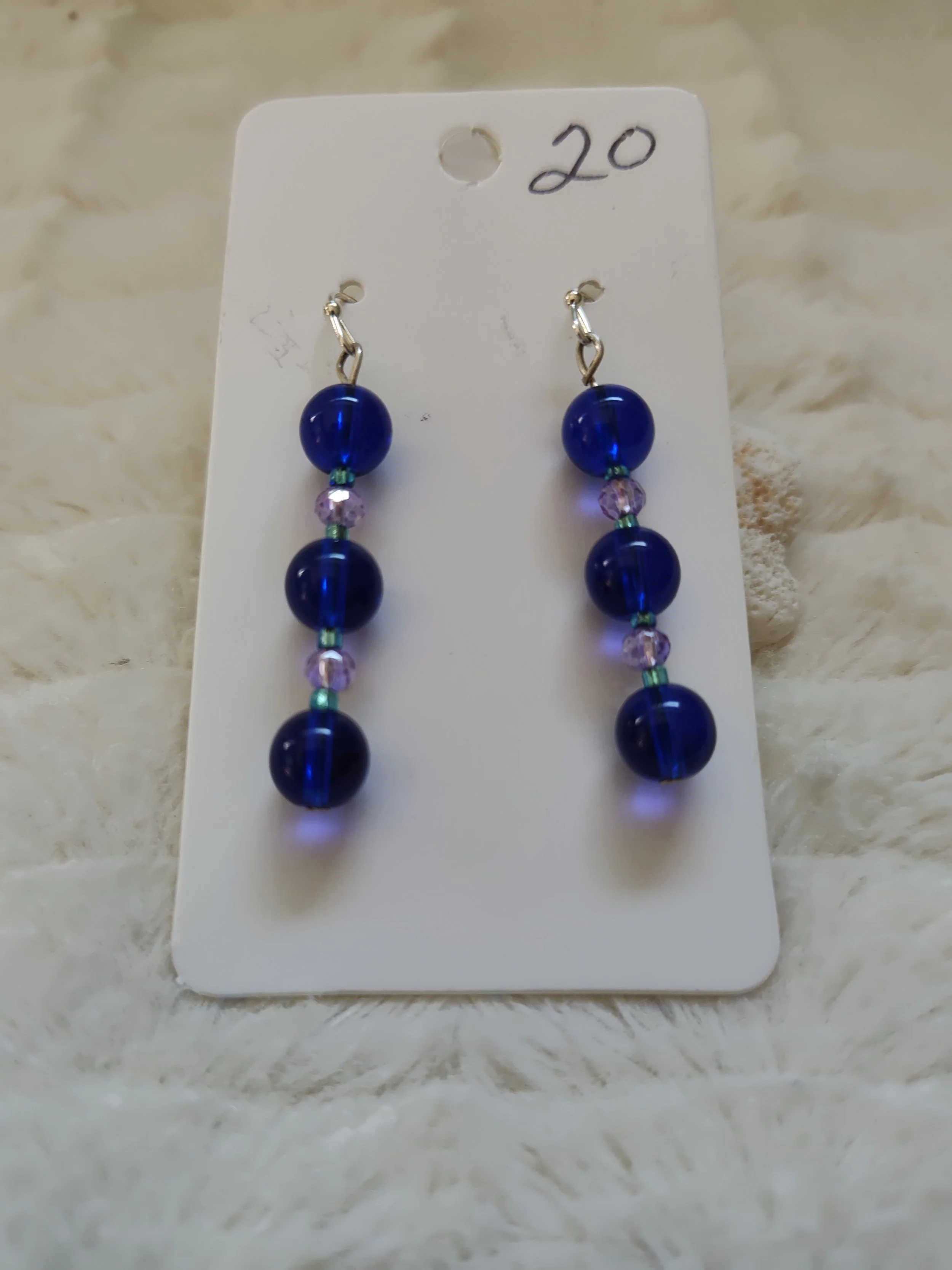 INDIGO TWILIGHT 1.5" EARRINGS