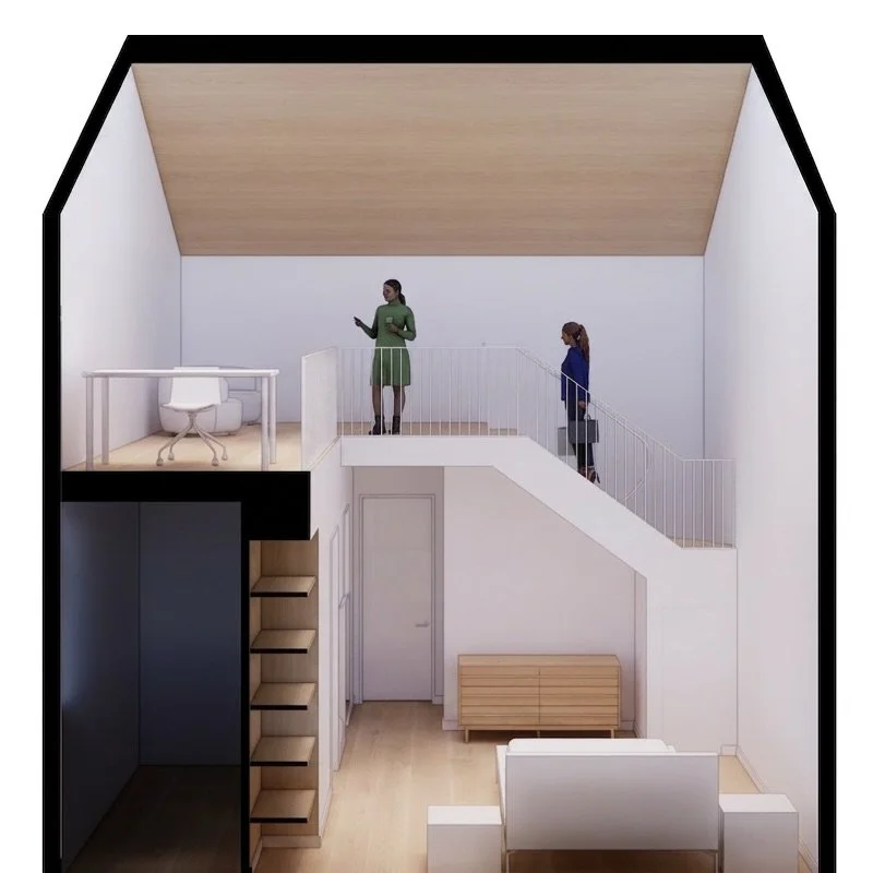 Bramlett Road House 3D sketch to work out an interior loft stair design. AI was used for some modest image enhancement. 
.
.
.
.
.
#architecture #interiordesign #home #construction #ai