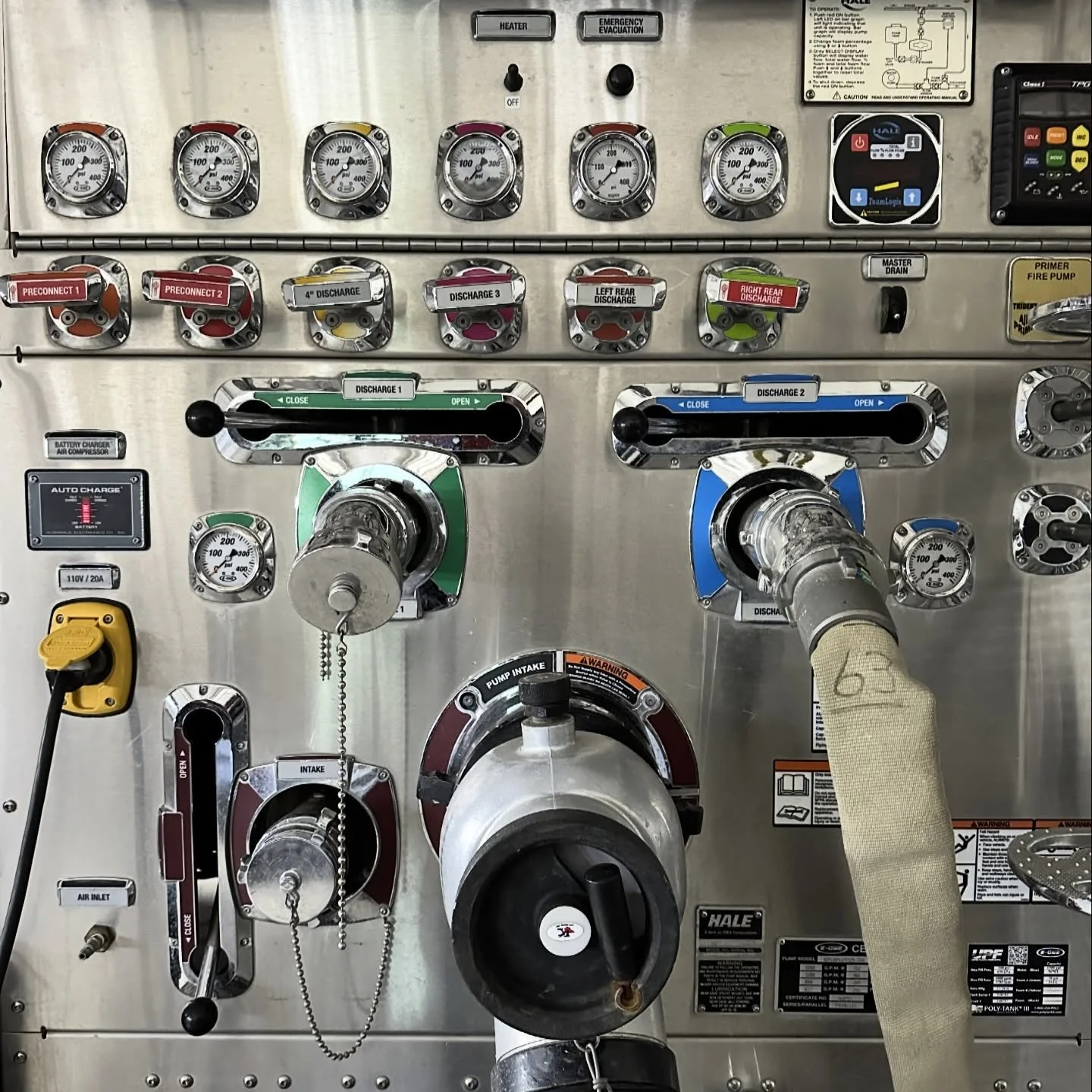 Fire truck detail.
Pure function, no ornament = beautiful.
 #inspiration