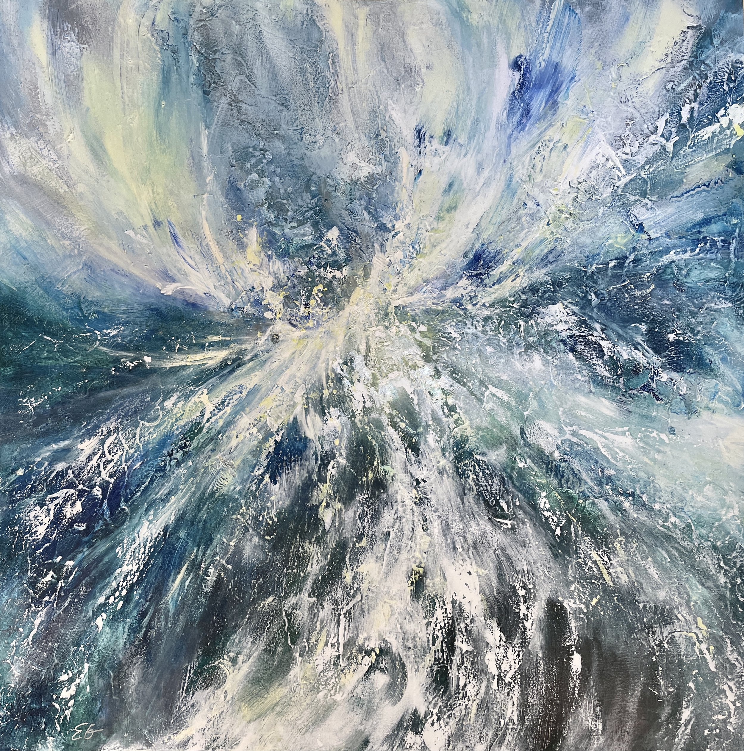 "Impact" | 48" x 48" | Oil on Canvas | Collection of Artist