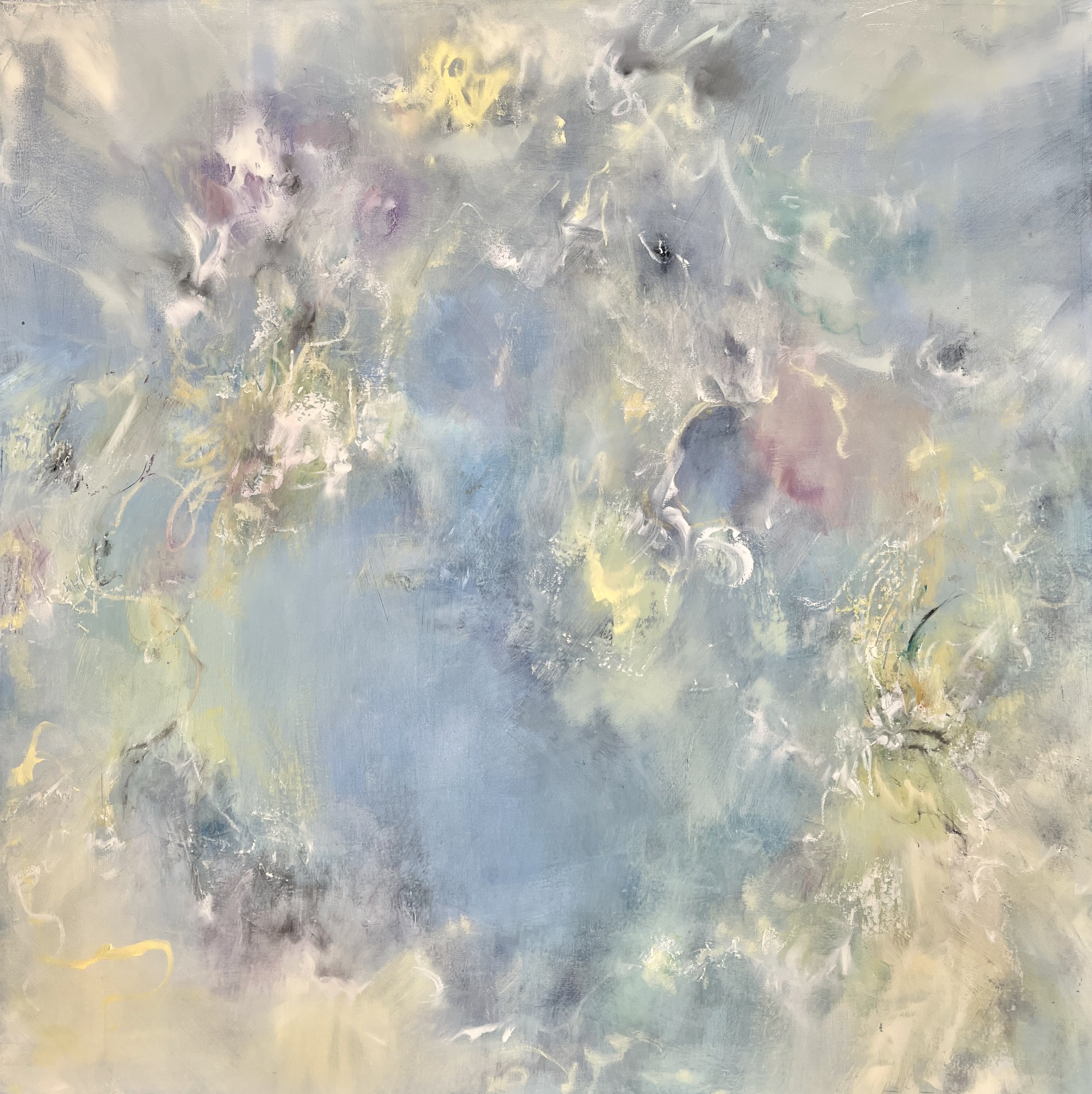 "Joy In The Morning" | 48" x 48"| Oil on Canvas| Sold to Private Collector, Manhattan NY