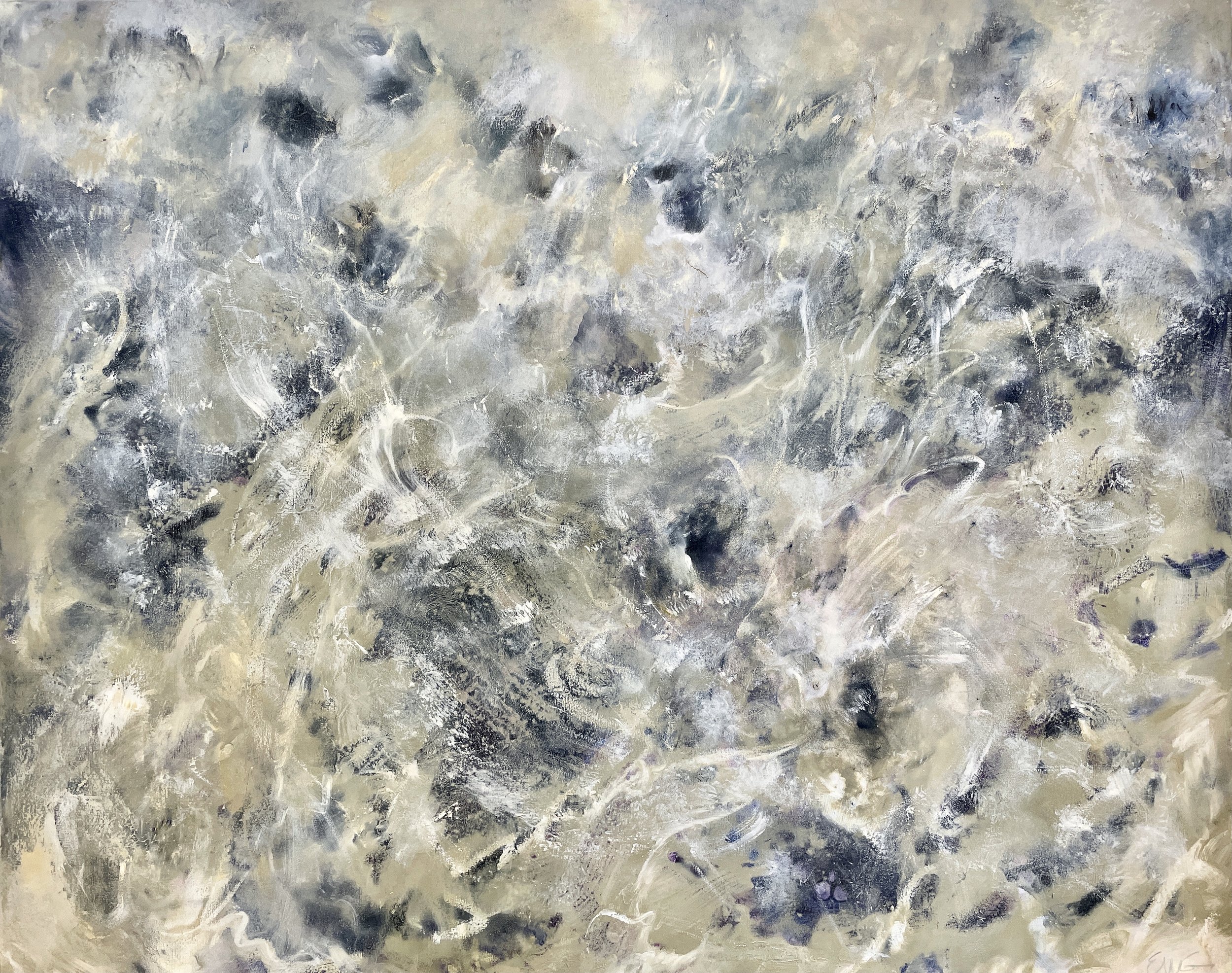 "Sand In My Shoes" | 48" x 60" | Oil on Canvas | SOLD, Private Collector