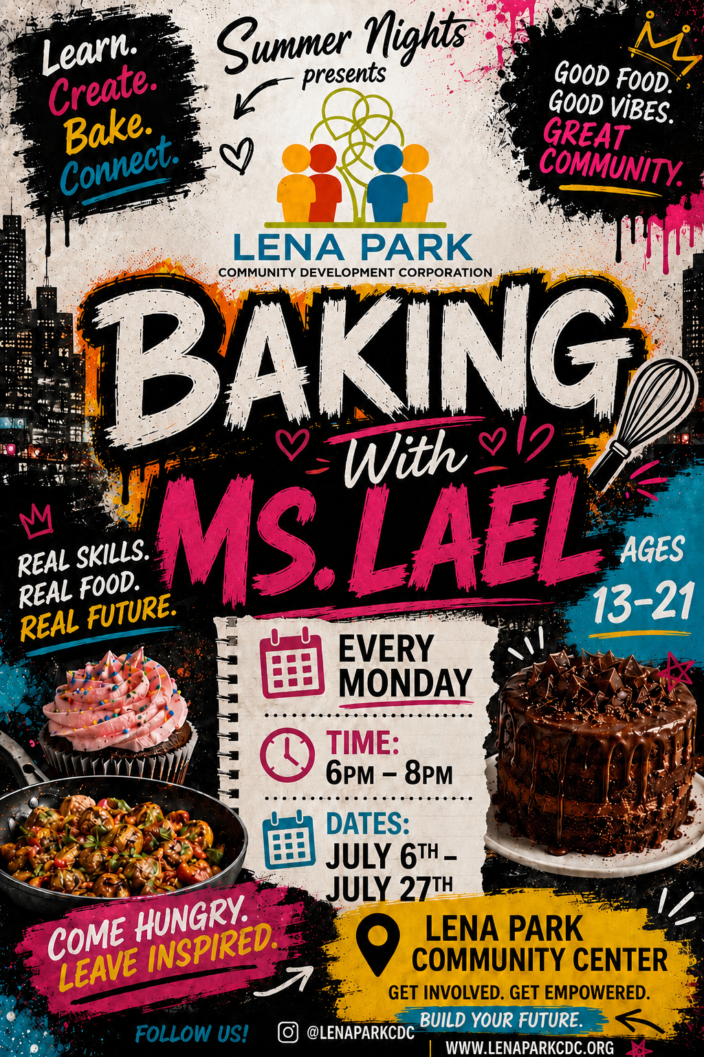 Baking with Ms. Lael