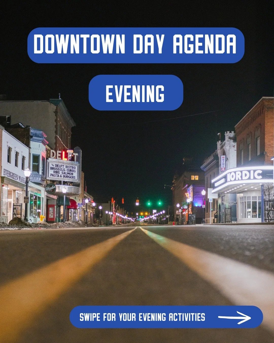 Want to keep the Downtown Day fun going in Marquette? The Evening Agenda is here to deliver! There&rsquo;s plenty of time to join the celebration and make the most of your day.

4 PM: Cheers to Downtown! Grab a drink at a local brewery or hop around 