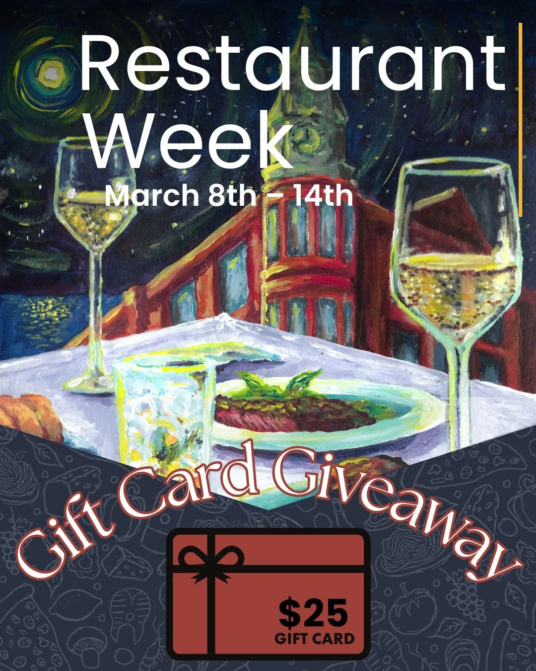 🎉✨ Don't miss your chance to win during this year's Downtown Marquette Restaurant Week, March 8-14! We're giving away $25 gift cards to your favorite downtown eateries that are participating in this year's Restaurant Week, and entering is easy:

✅ S
