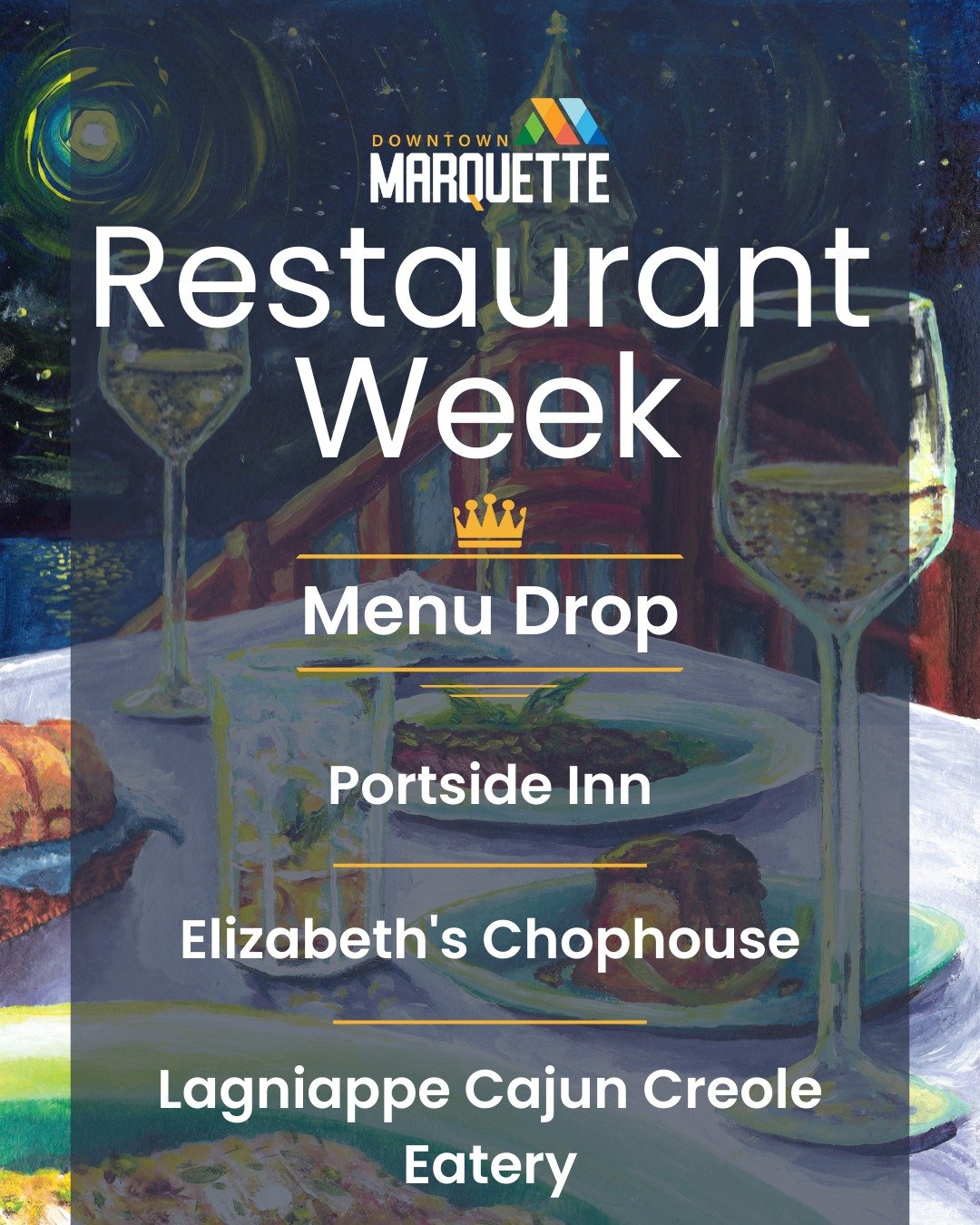 🍽️ More menus have arrived for Downtown Marquette Restaurant Week!

We&rsquo;re back with another round of Restaurant Week features as local restaurants continue to showcase their Daytime Menus, Dinner Menus, and Signature Dishes.

There are still p