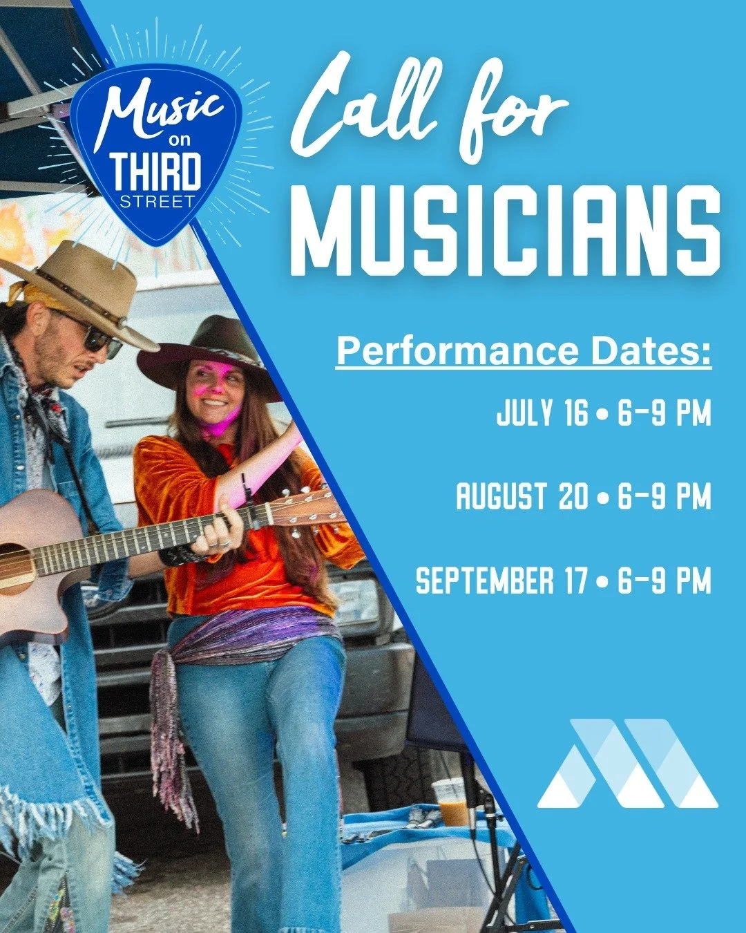 Musicians and bands! Applications are now open for the 2026 season of Music on Third. 🎶

On the third Thursday of July, August, and September, North Third Street in Downtown Marquette is closed from 6&ndash;9 PM and filled with live music at more th