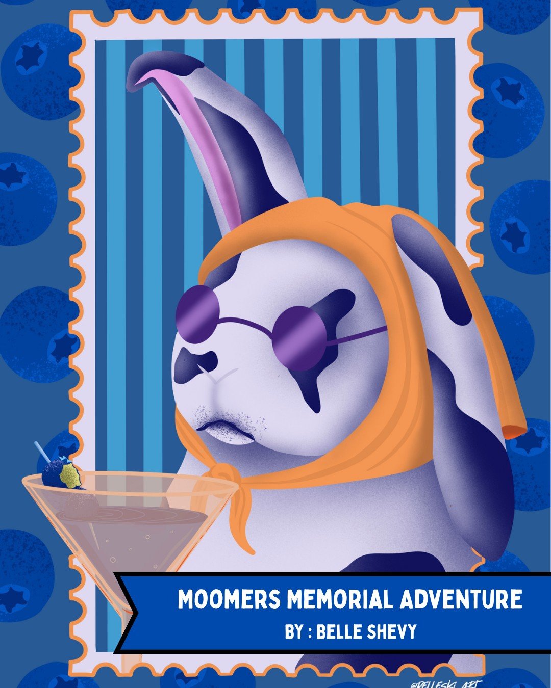 Here&rsquo;s another batch from this year&rsquo;s record-breaking 57 submissions for the Blueberry Festival Poster Contest 🫐🎨

This group of artists found some creative ways to let a few animals wander into their blueberry scenes.

To see all of th