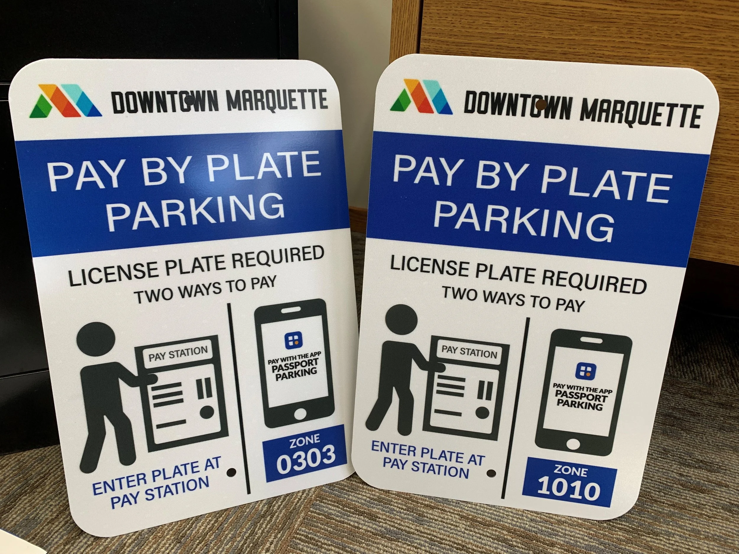 New Passport Parking Zones in Effect - Zone Signage