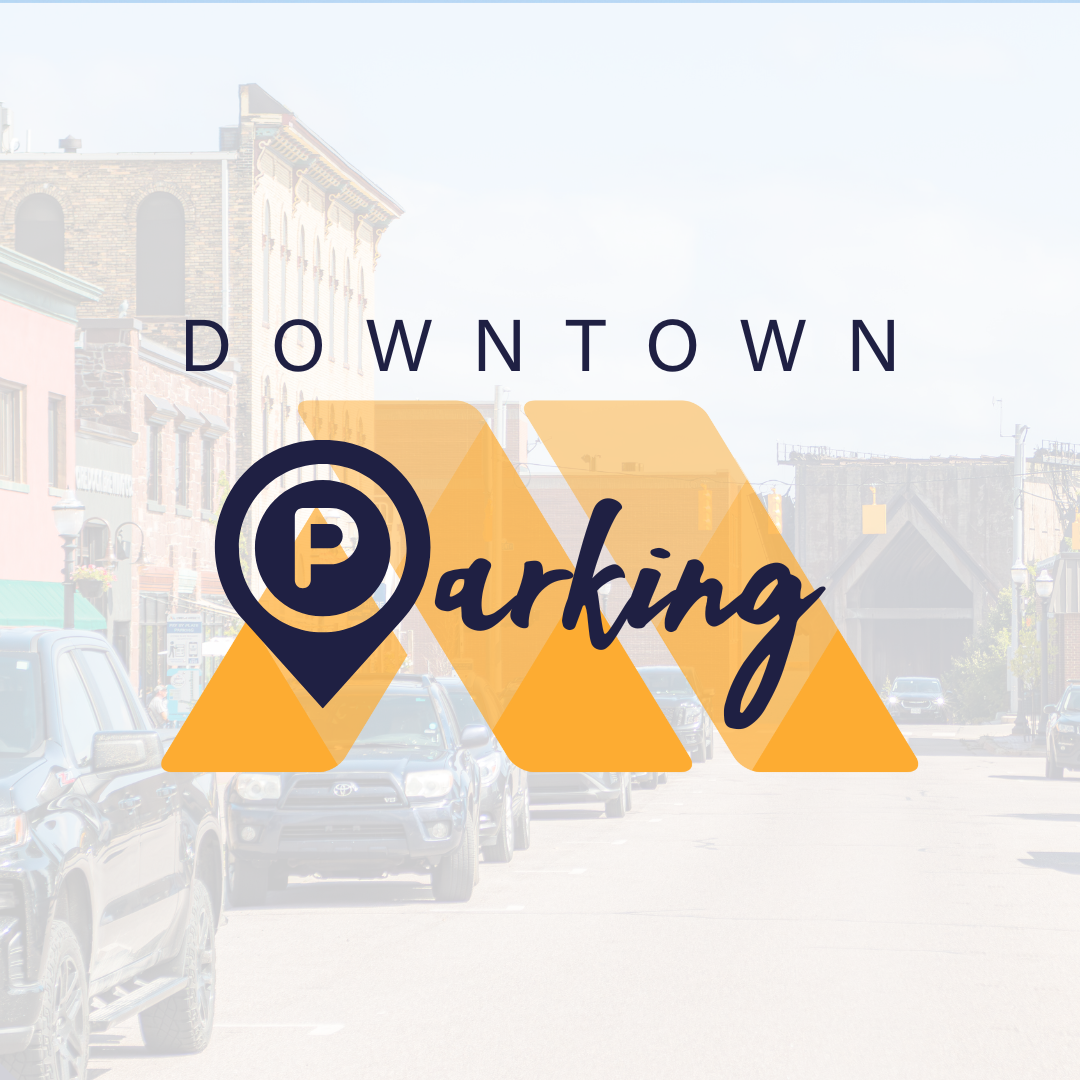 Marquette DDA's Downtown Parking logo.