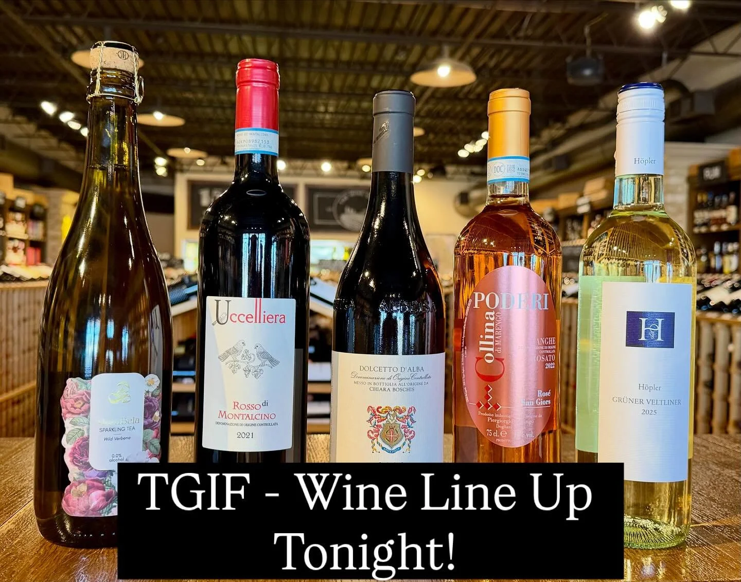 Join us from 4-7! Domace Vino will be joining us - Cheers!🥂 

#wine #winetasting #nawine #italianwine #ros&eacute; #shoplocal #shopsmall