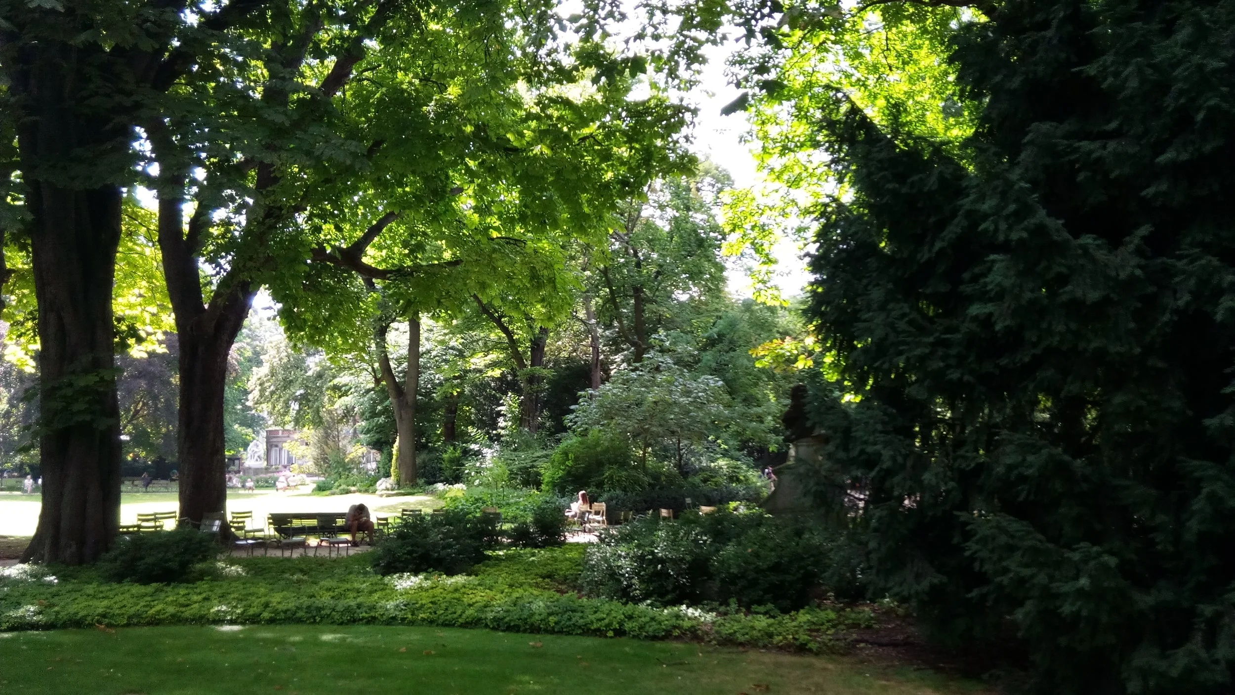 jardin luxembourg paris dessin